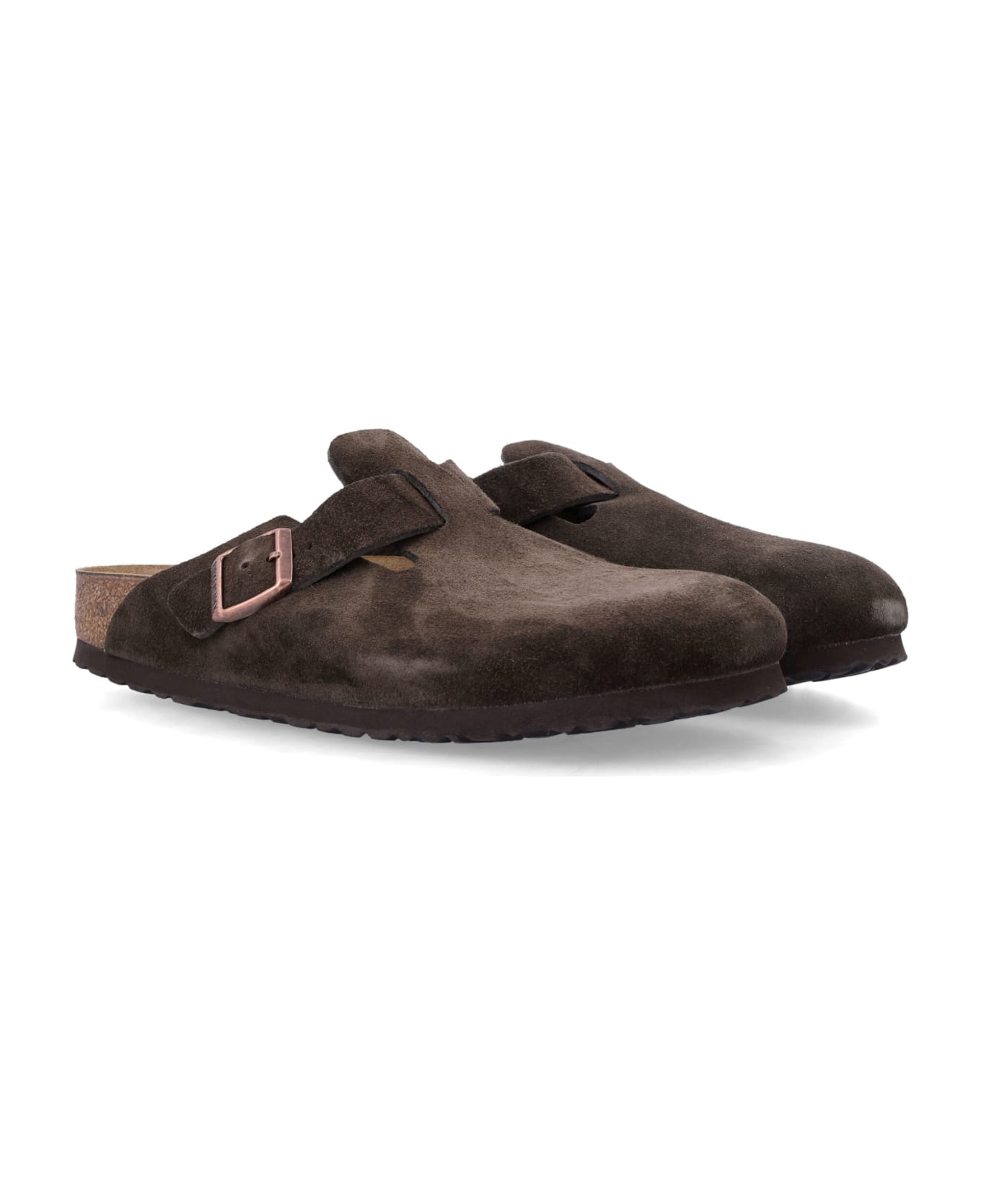 Birkenstock Boston Suede Clogs - MOCHA