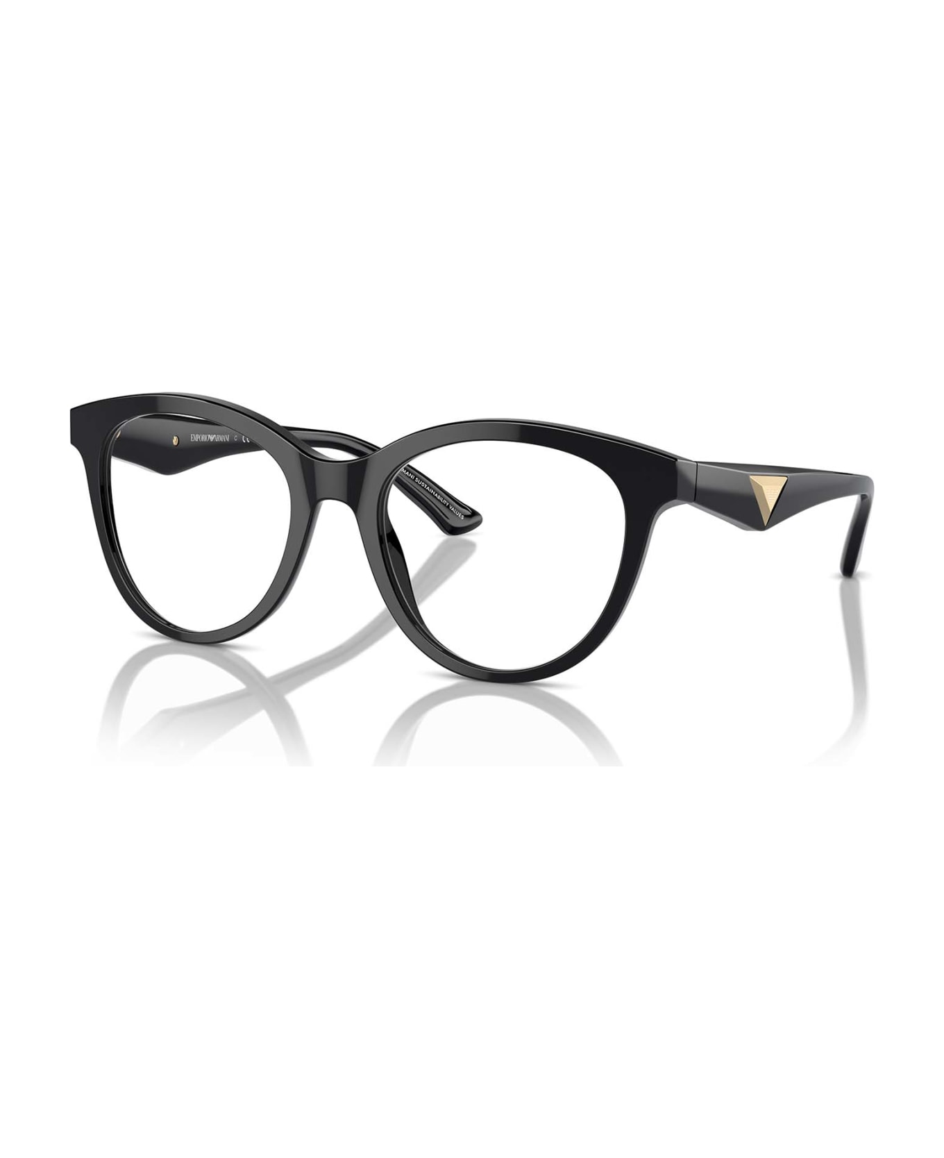 Emporio Armani Ea3236 Shiny Black Glasses - Shiny Black