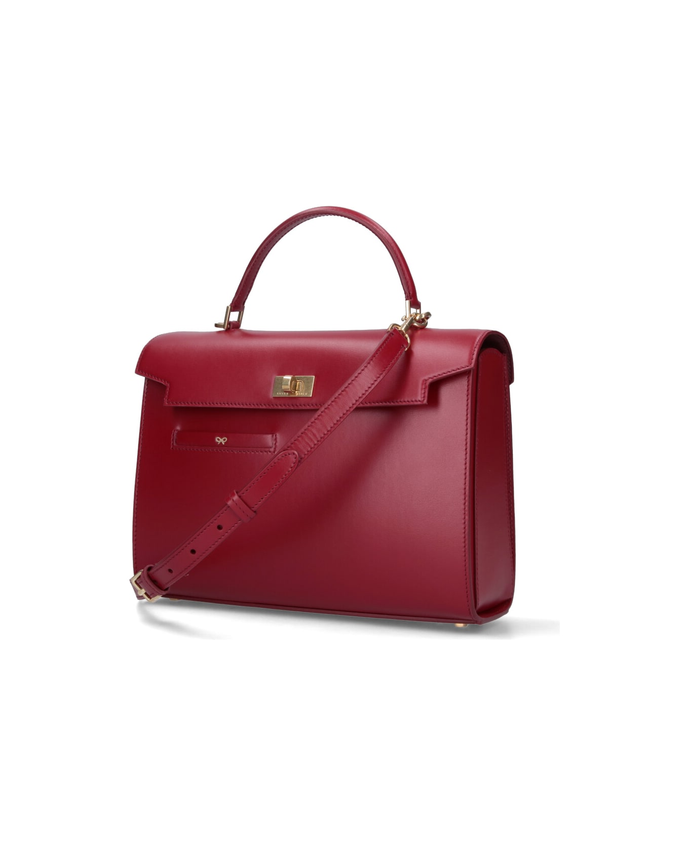 Anya Hindmarch 'mortimer' Handbag - Red