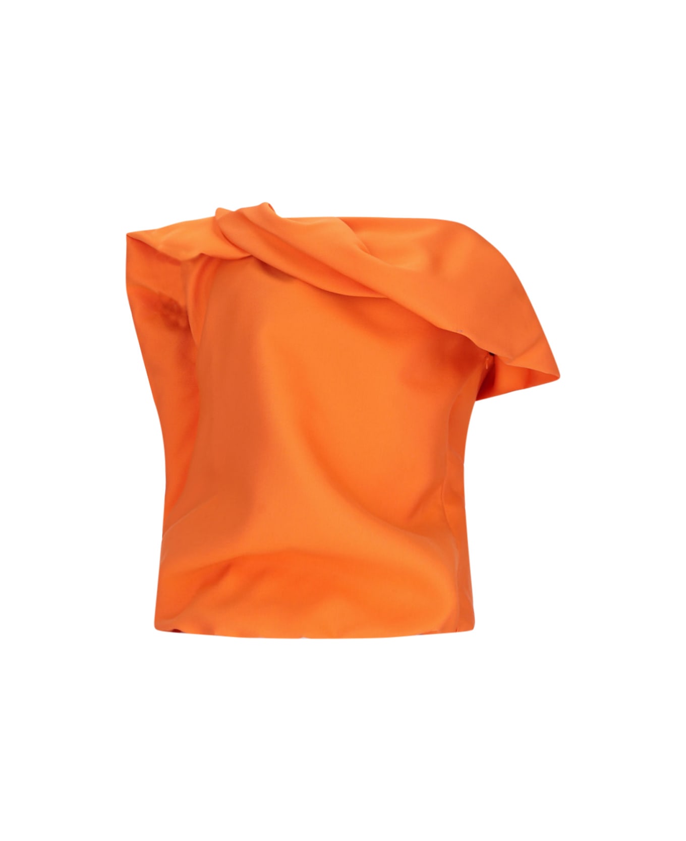 Dries Van Noten Draped Top - Orange