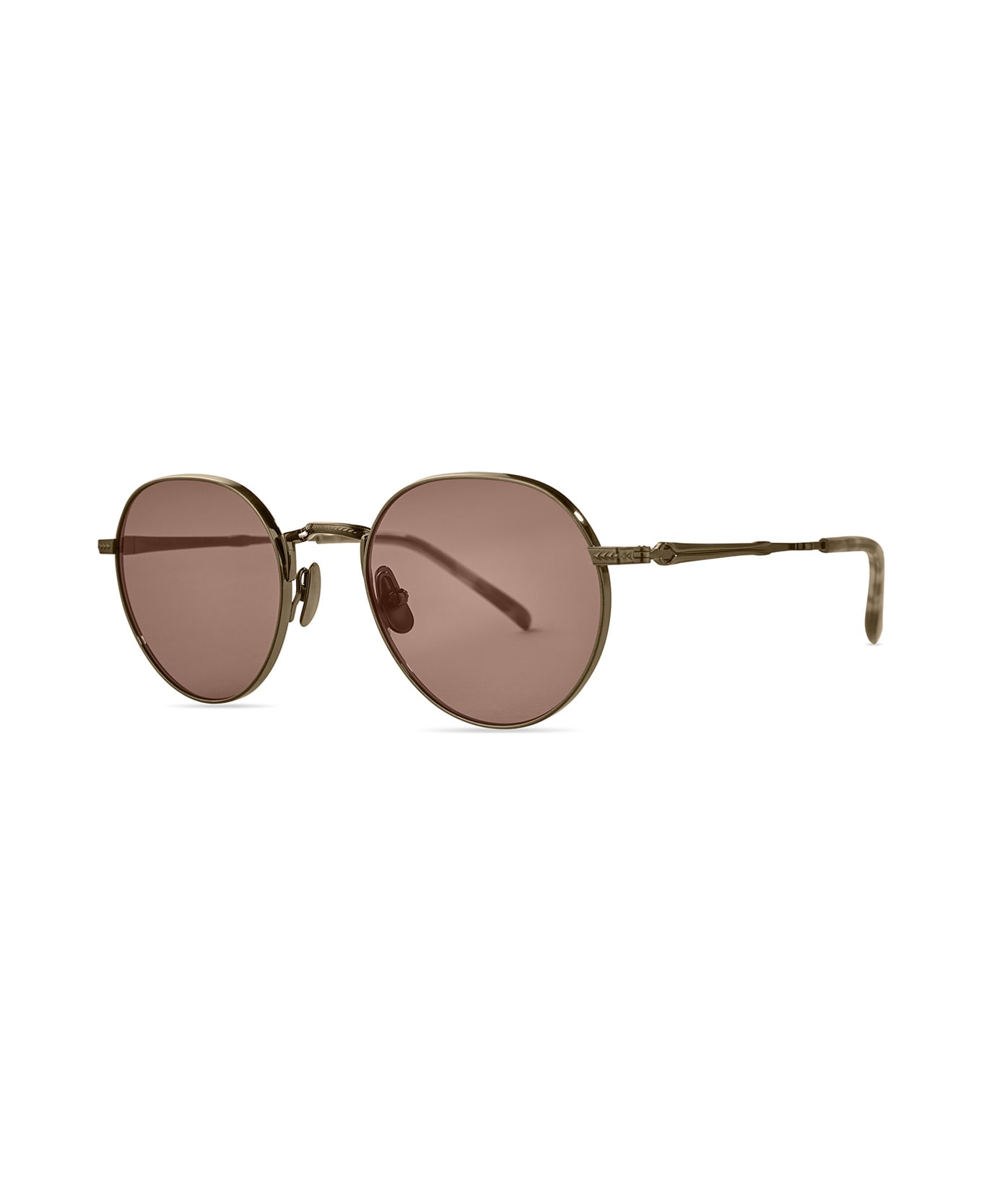 Mr. Leight Hachi S Antique Gold-blonde Shell/semi-flat Tahitian Rose Sunglasses - Antique Gold-Blonde Shell/Semi-Flat Tahitian Rose サングラス