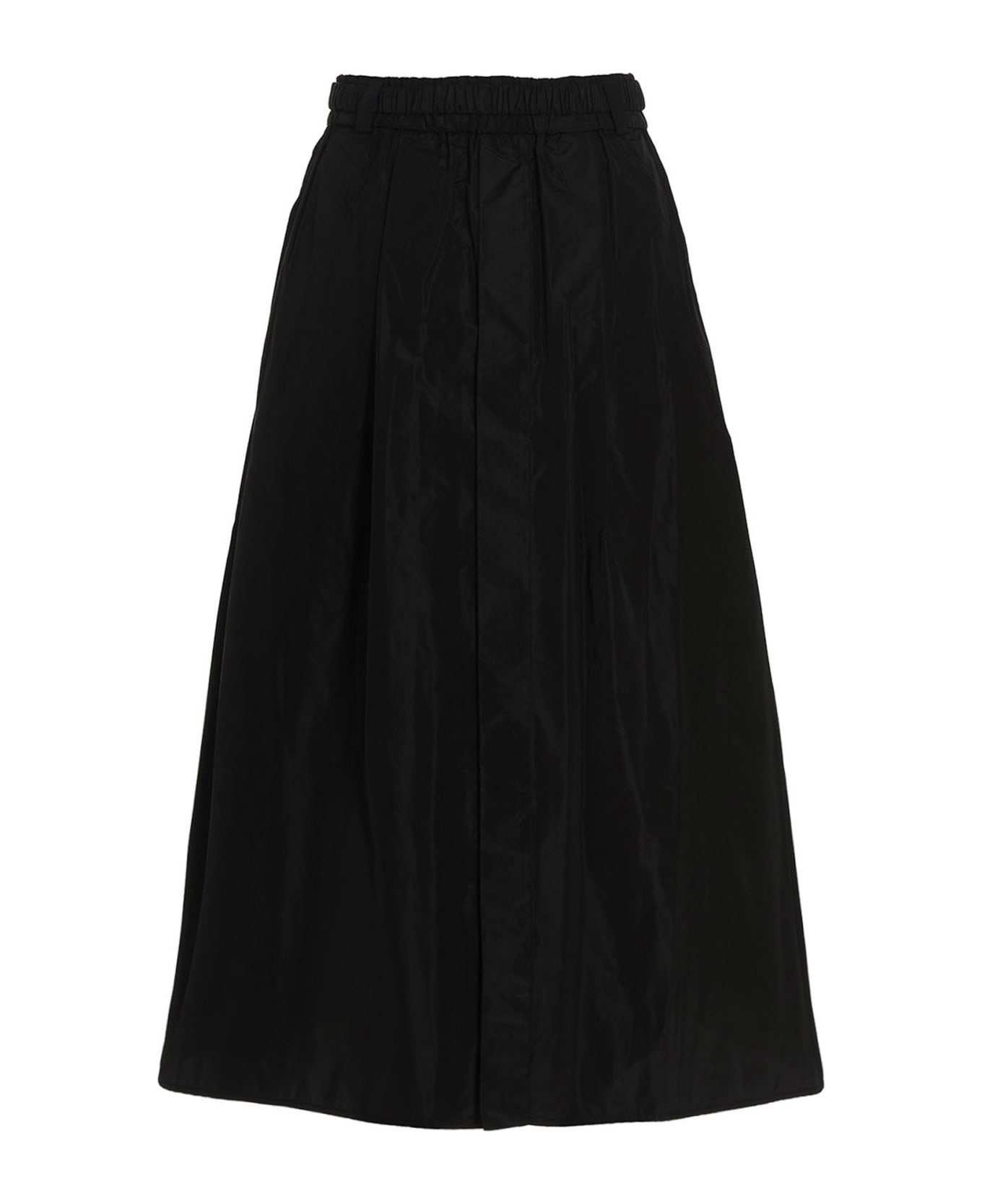 Brunello Cucinelli Taffeta Skirt - Black  