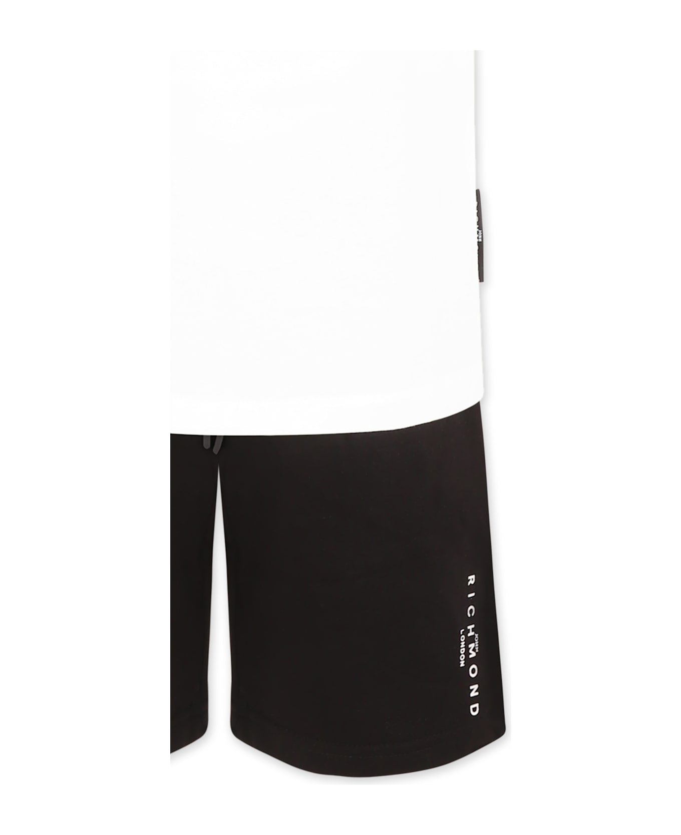 Richmond Black Suit For Boy With Logo - Black