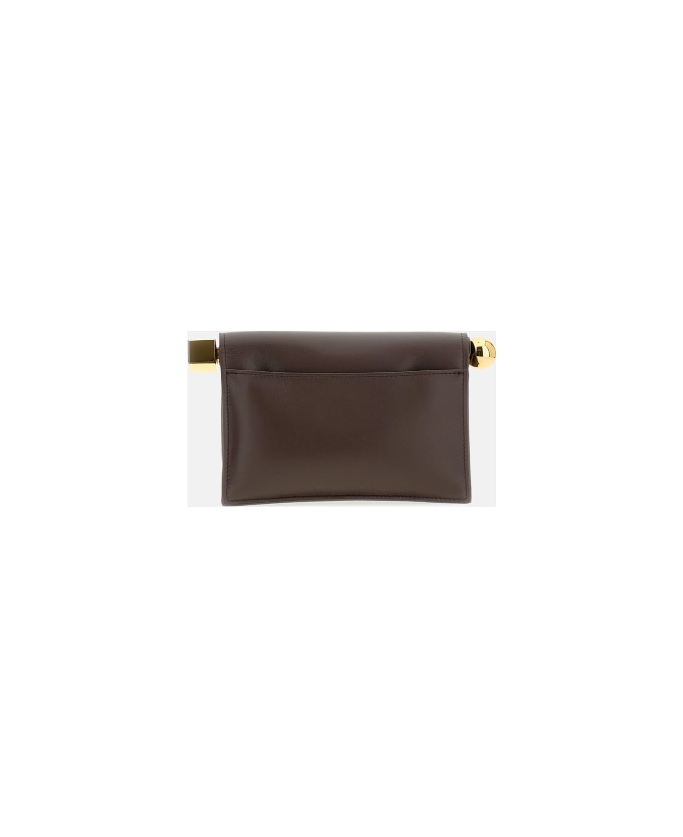 Jacquemus La Petite Pochette Ronde Carre - Brown