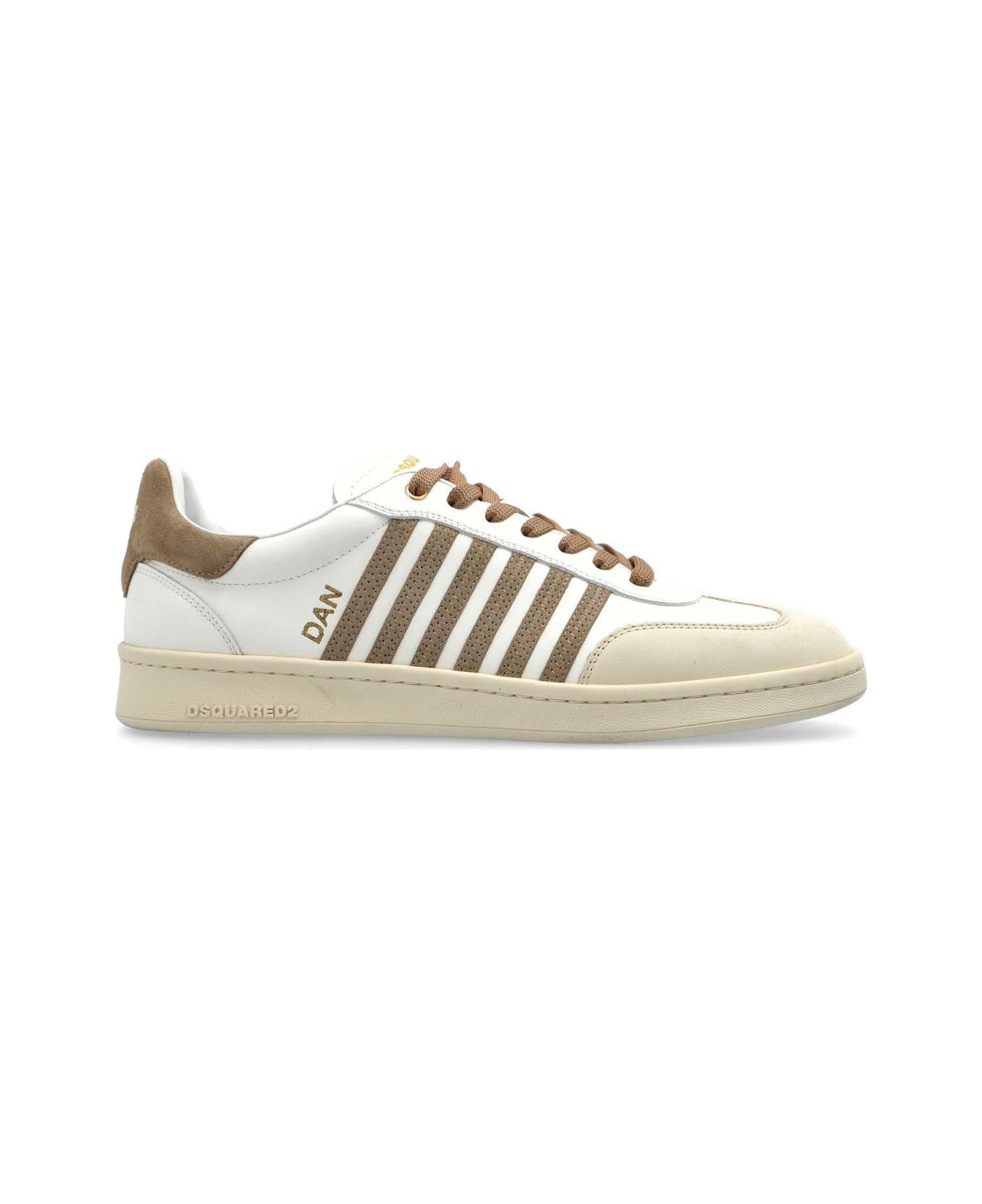 Dsquared2 Boxer Lace-up Sneakers - BIANCO