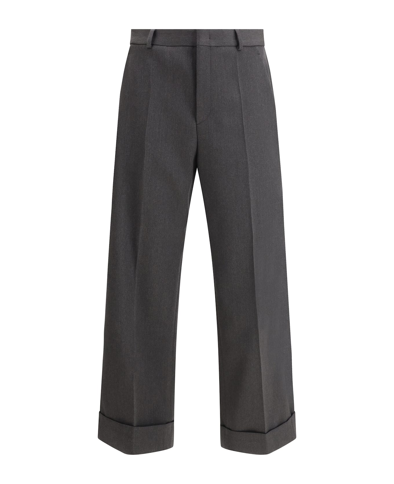 Valentino Charcoal Wool Pant - Antracite