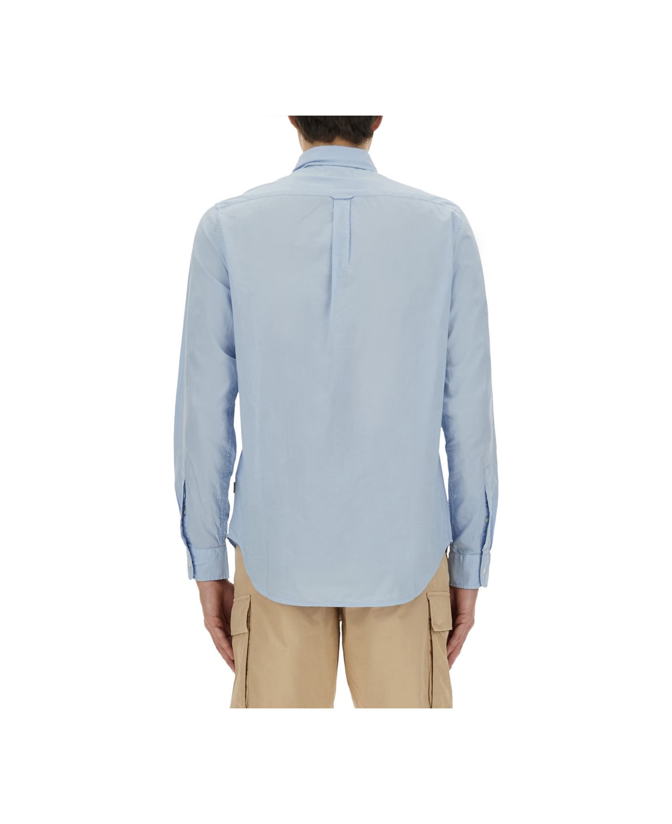 Woolrich Poplin Shirt - BABY BLUE