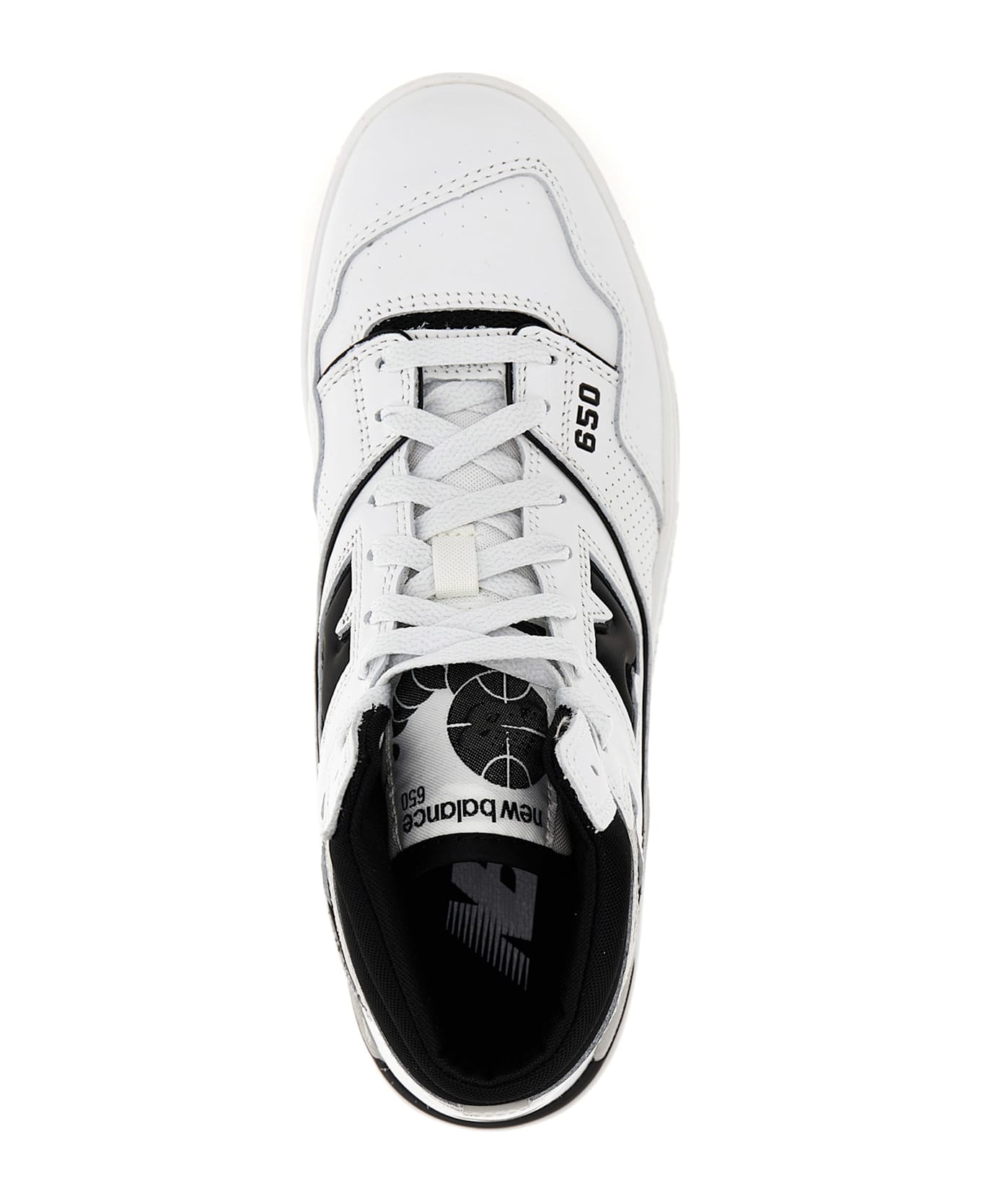 New Balance '650' Sneakers - White/Black スニーカー