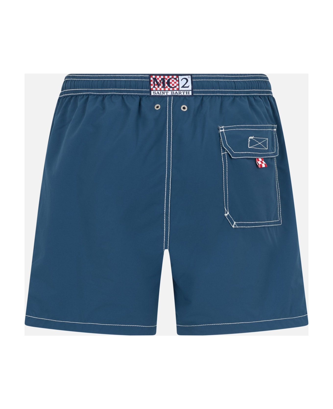 MC2 Saint Barth Navy Blue Classic Light Swim Shorts Patmos - BLUE