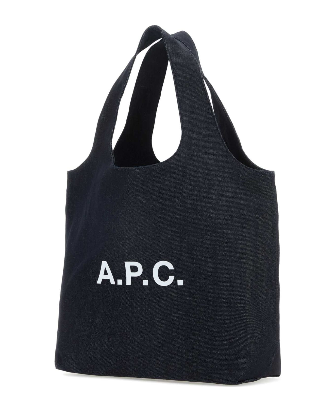 A.P.C. Denim Ninon Shopping Bag - INDIGO