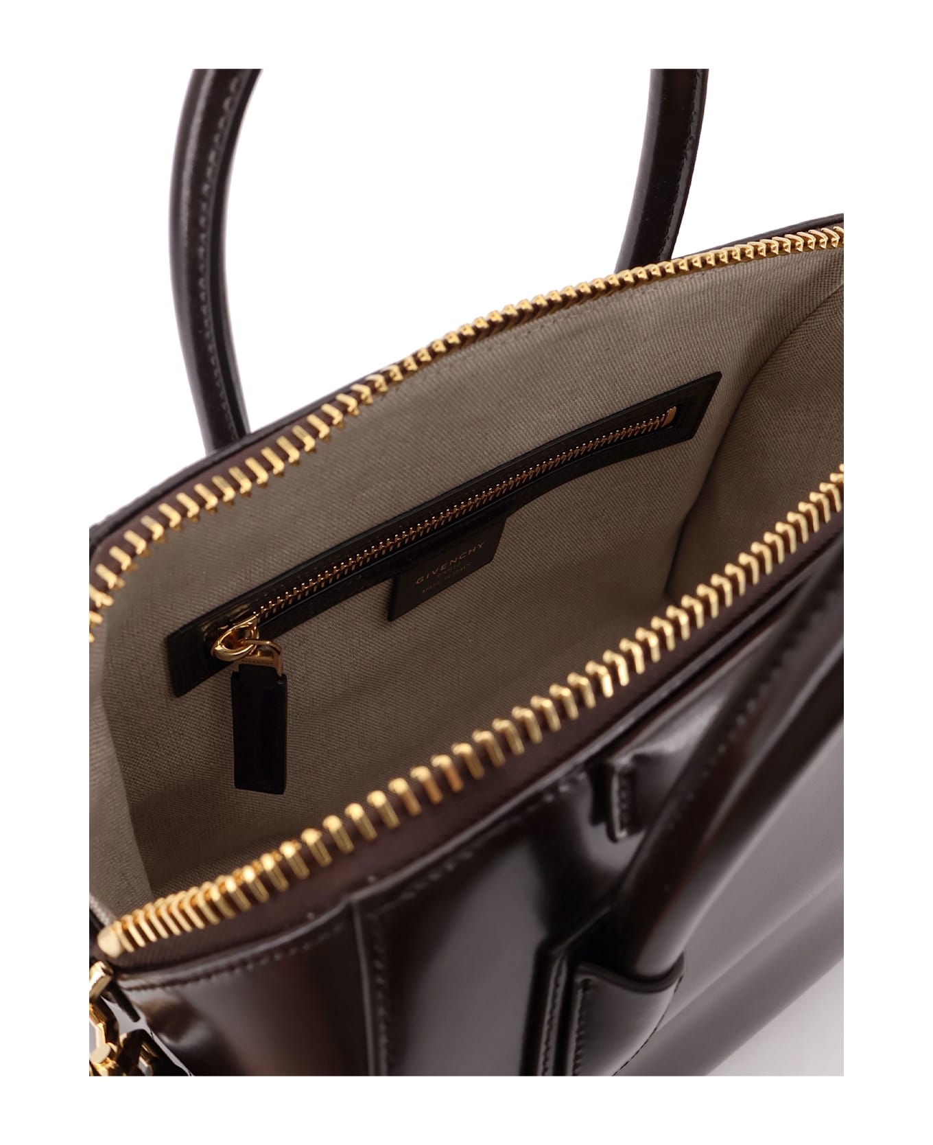 Givenchy Antigona Small Leather Bag - Brown