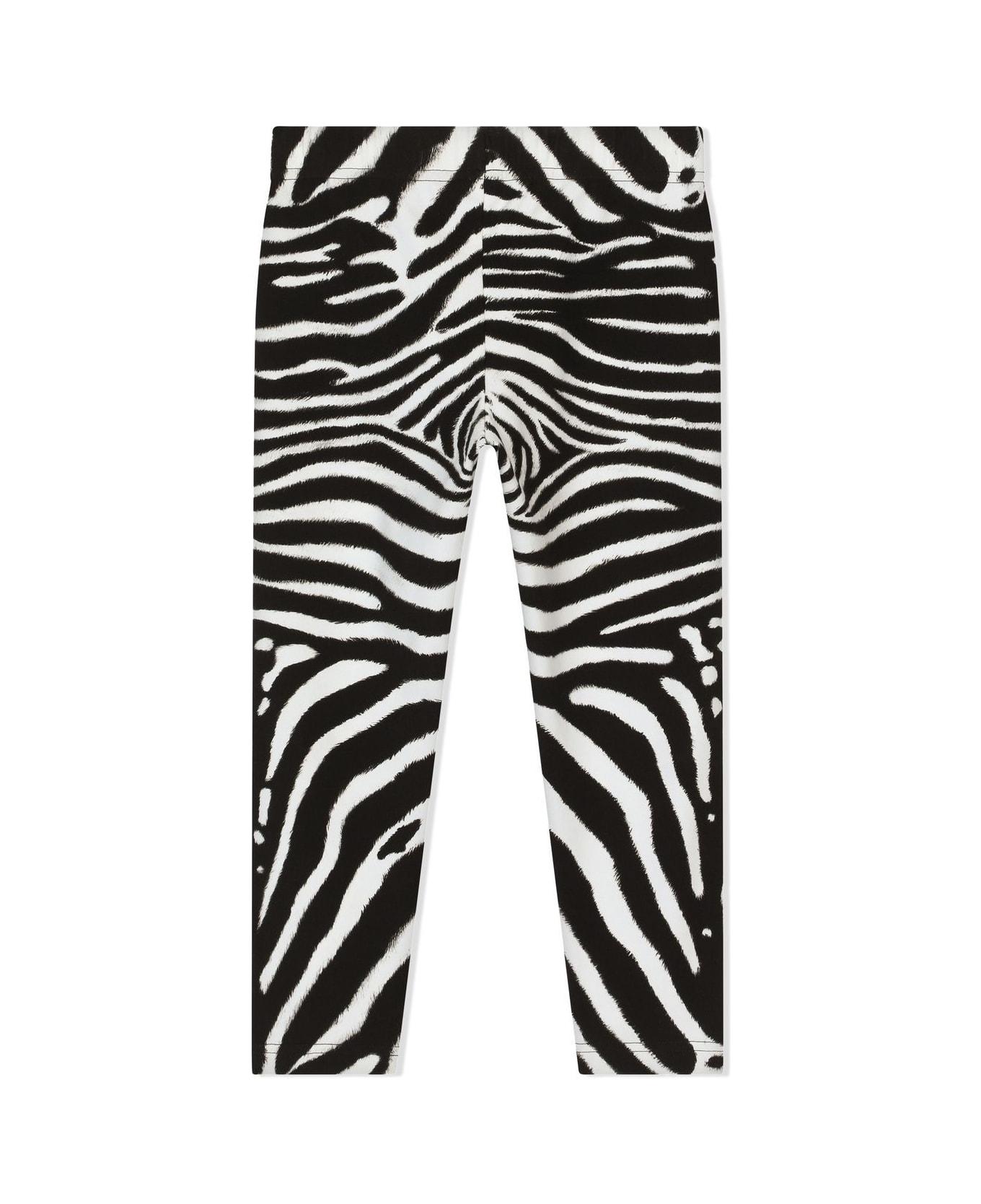 Dolce & Gabbana Leggings Con Stampa - White