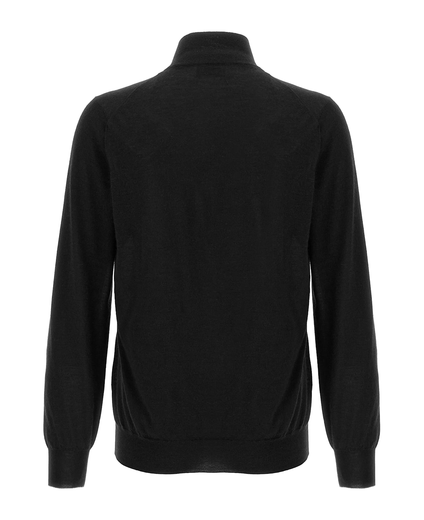 Brunello Cucinelli Silk Cashmere Cardigan - Black  