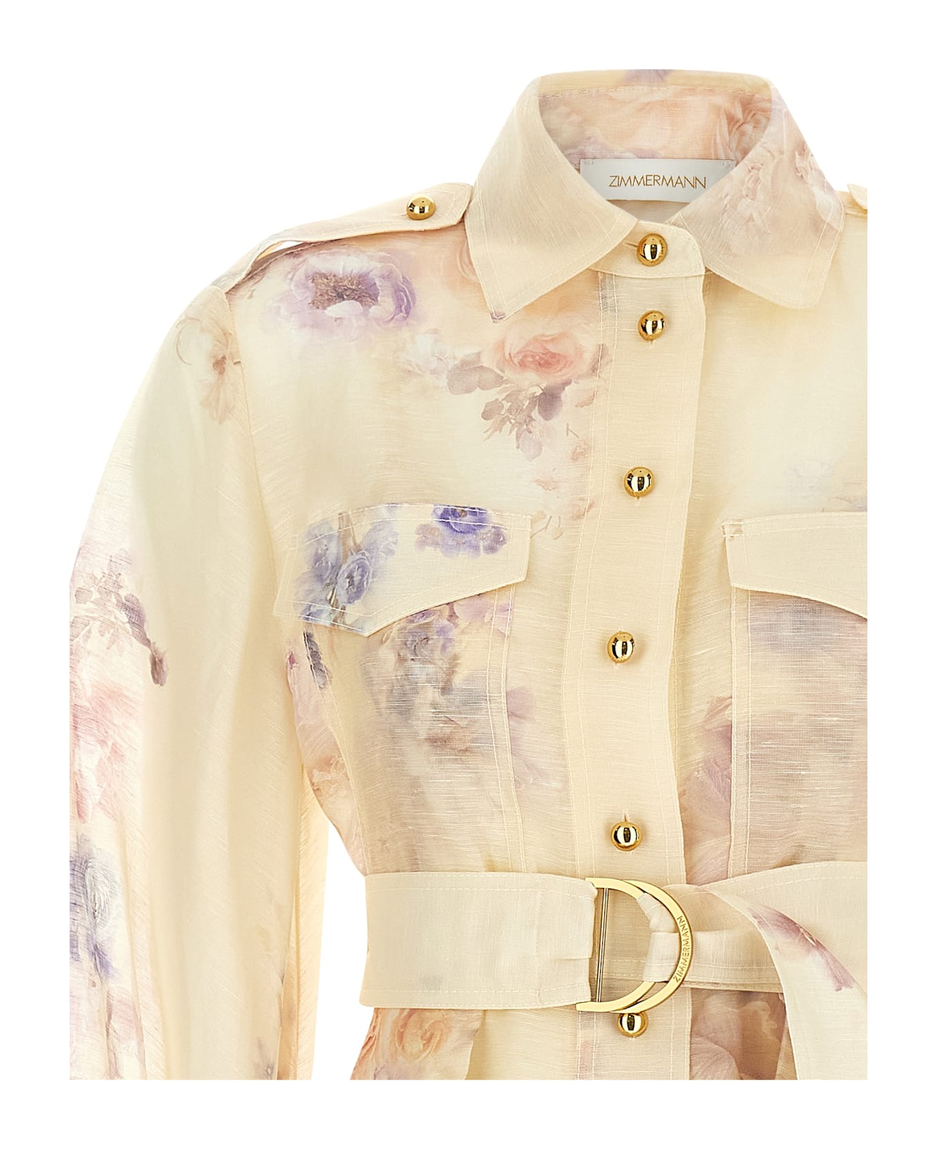Zimmermann 
hypnotic Utility Mini
 Dress - Pink