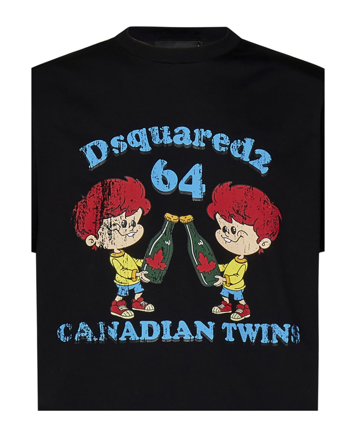Dsquared2 Canadian Twins Cool Fit T-shirt - Black