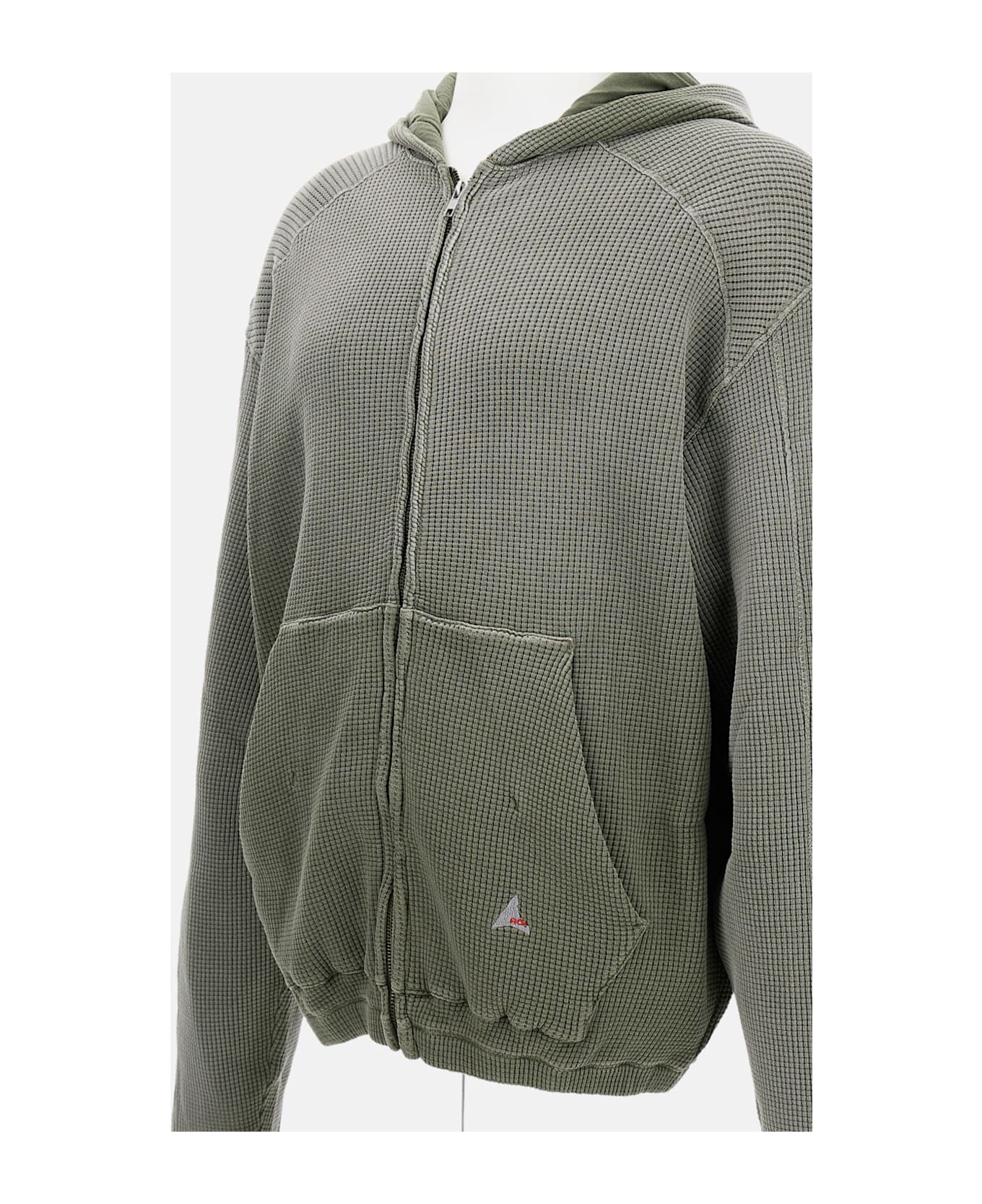 ROA Zip Up Hoodie Jacket - Green