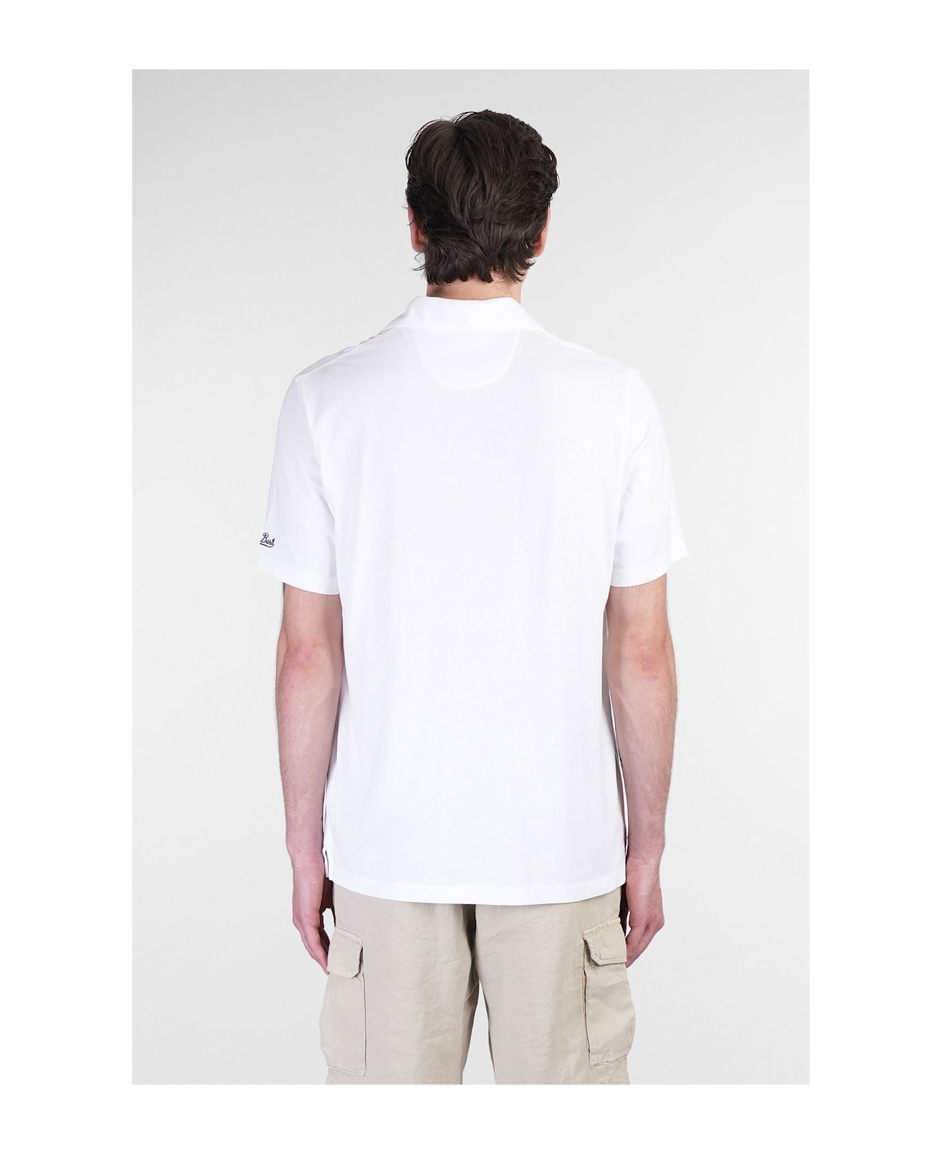 MC2 Saint Barth Brighton Polo In White Cotton - white