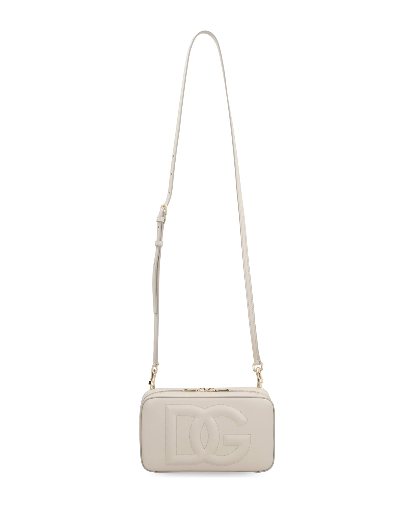 Dolce & Gabbana Dg Logo Camera Bag Small Shoulder Bag - Ivory クラッチバッグ