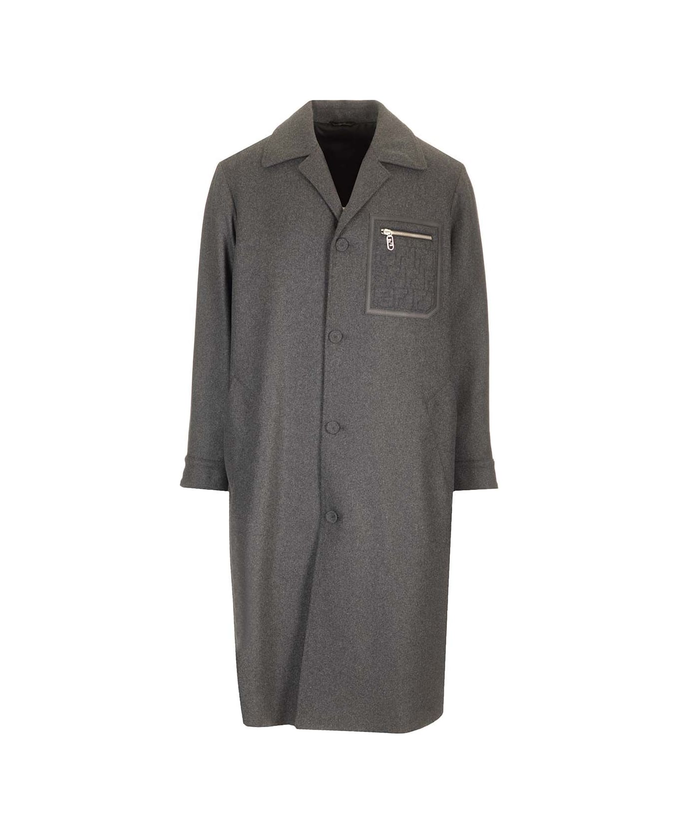 Fendi Cashmere Coat - Grey