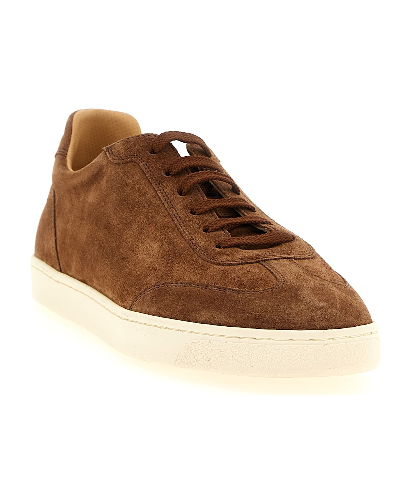 Brunello Cucinelli Suede Sneakers - Brown