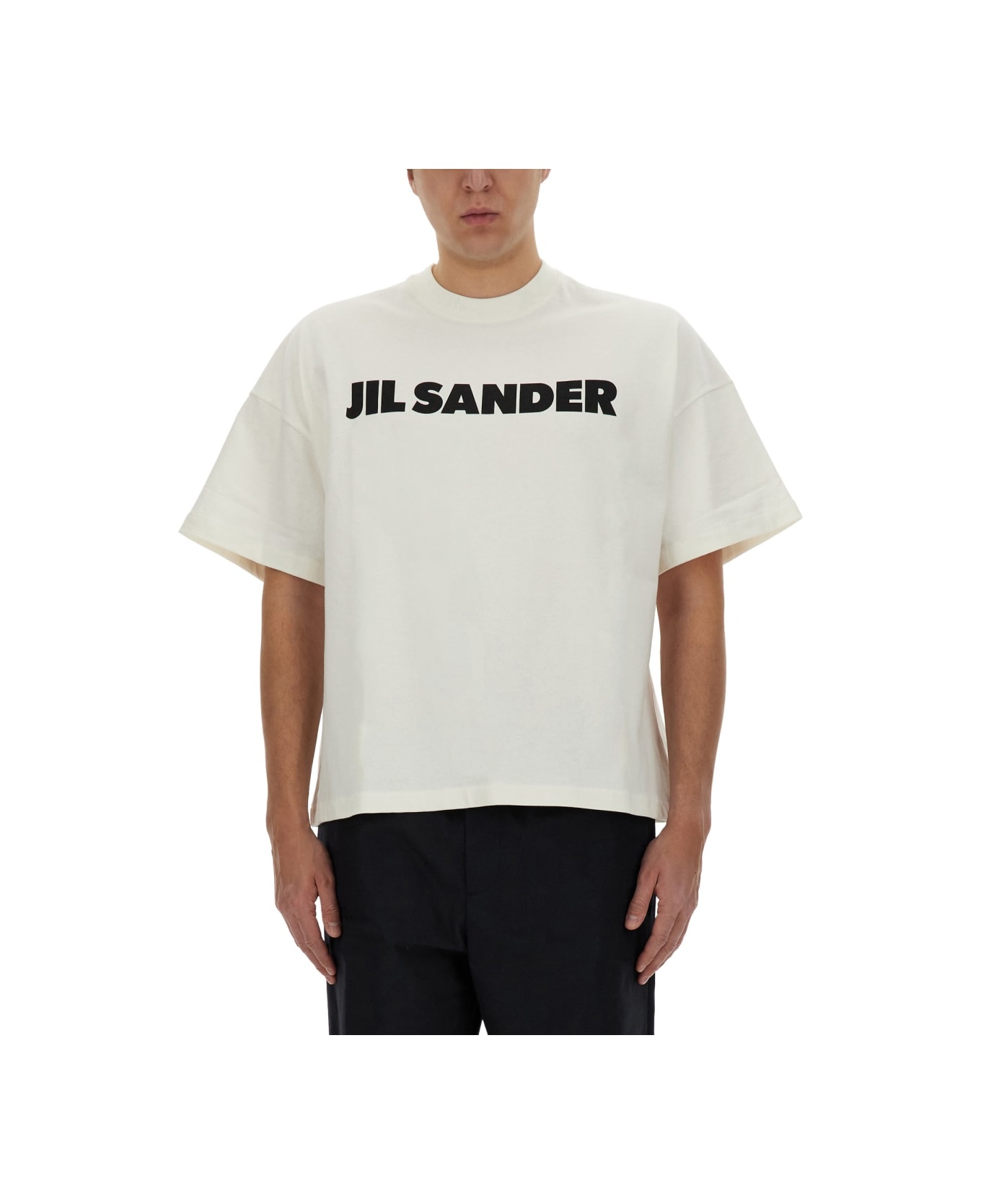 Jil Sander T-shirt With Print - IVORY