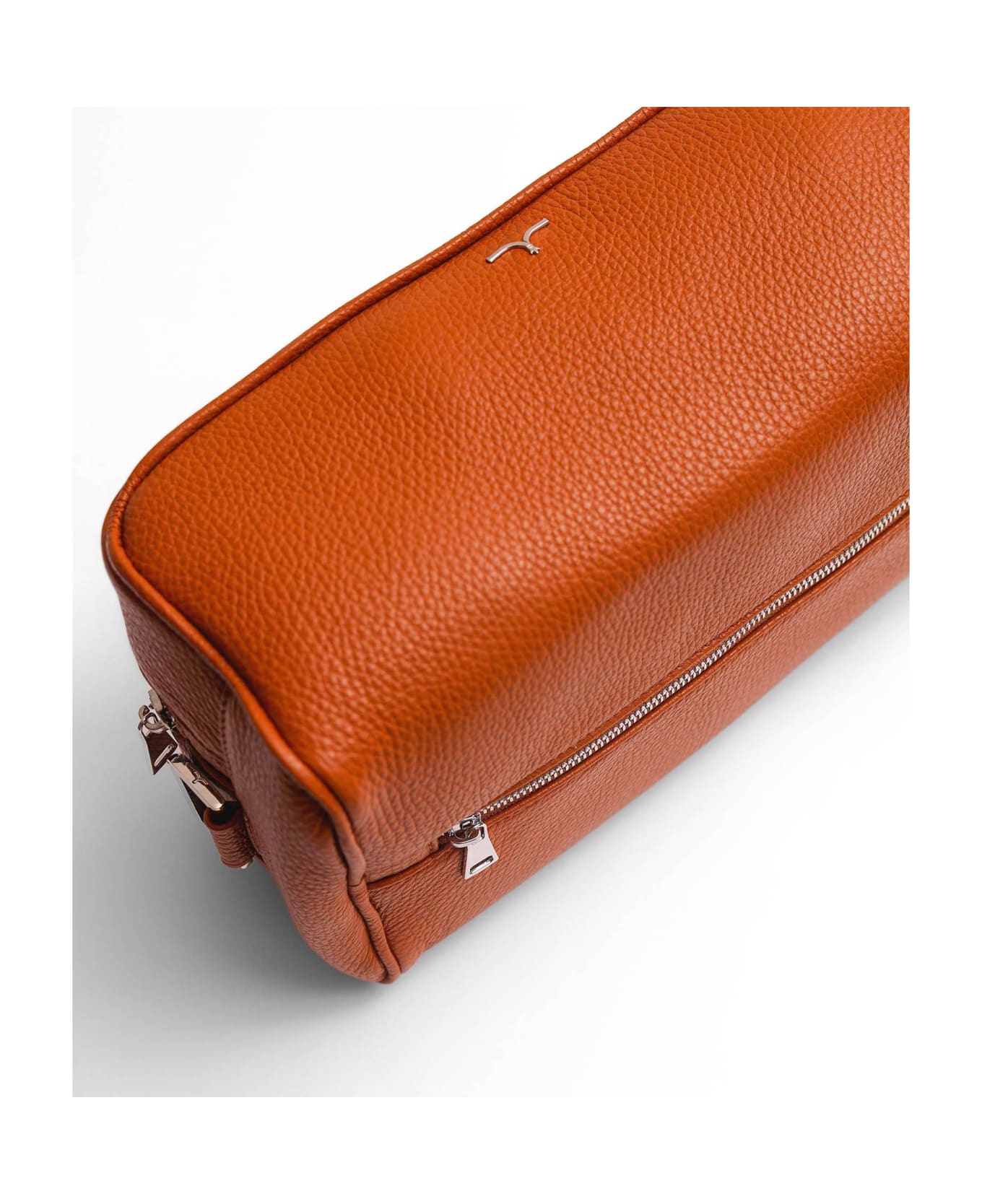 Larusmiani Wash Bag 'tzar' Luggage - Orange トラベルバッグ