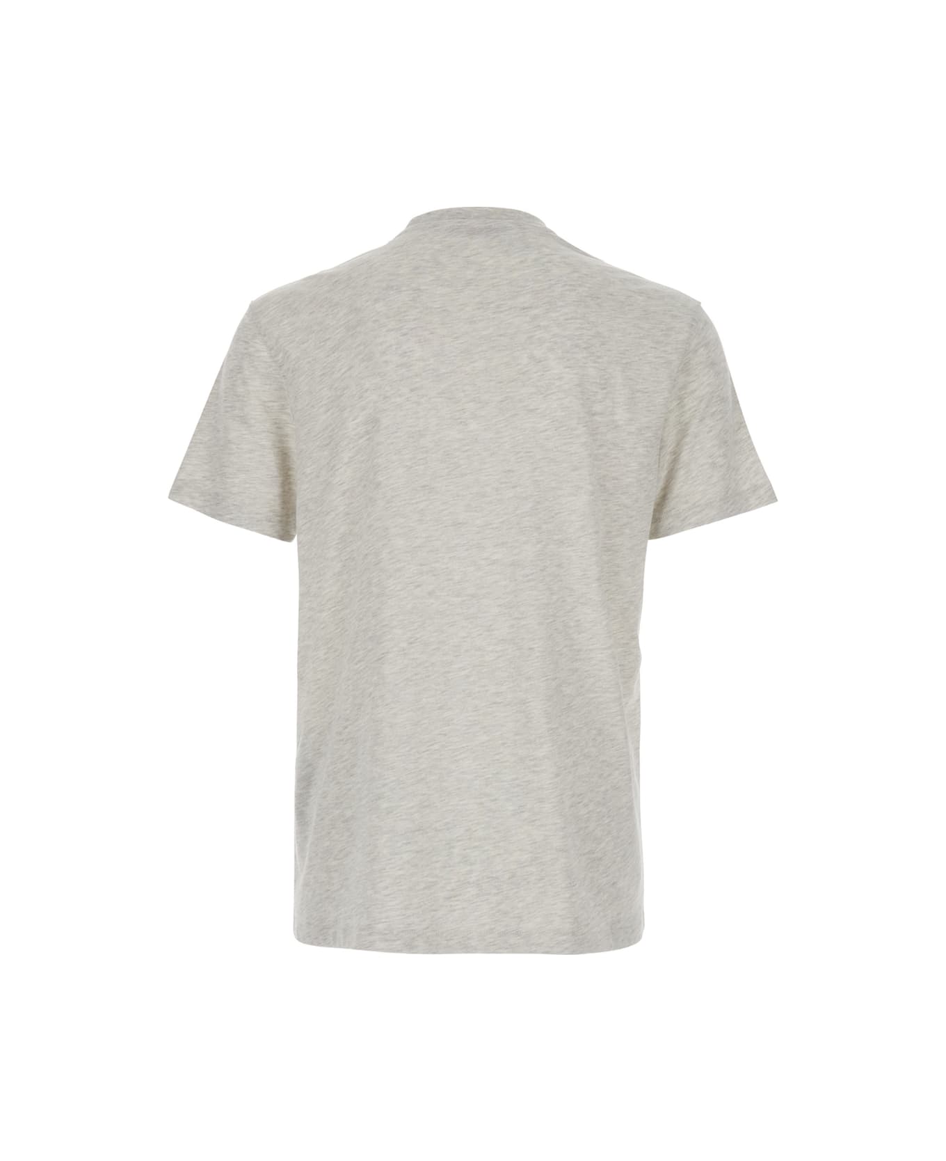 Tom Ford Grey Crewneck T-shirt In Cotton Blend Woman - Grey