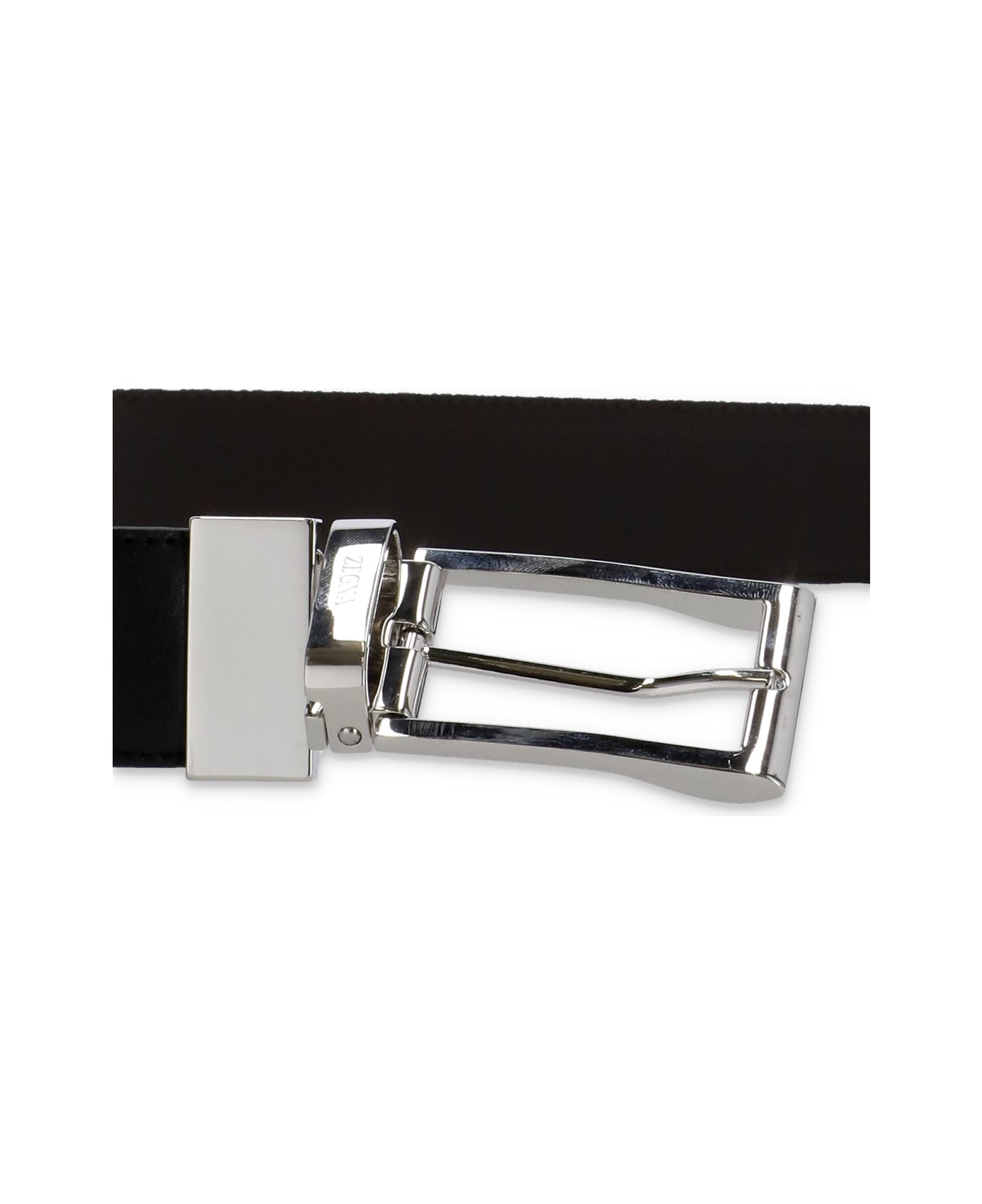 Zegna Leather Belt - BLACK