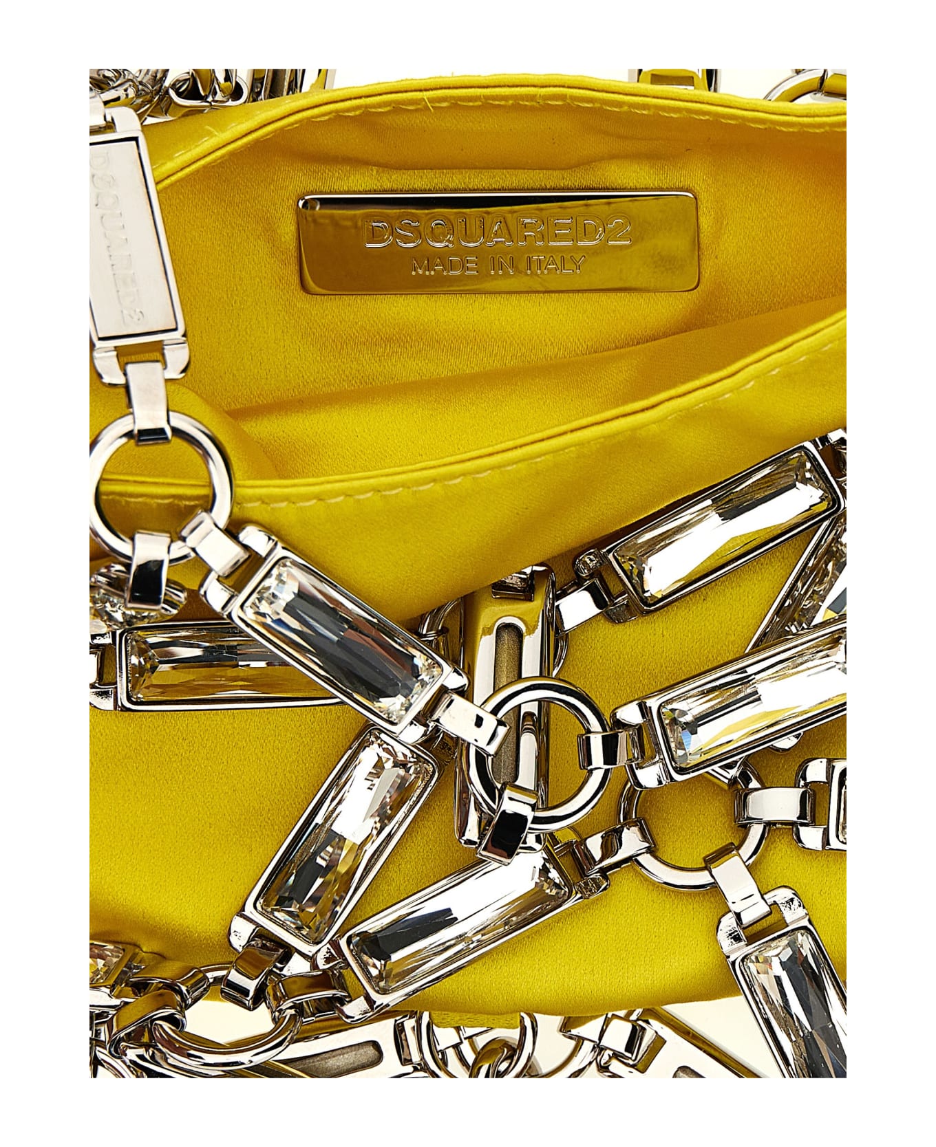 Dsquared2 'cage' Handbag - Yellow トートバッグ