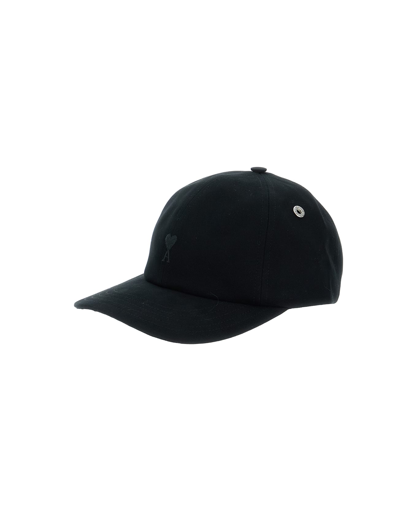 Ami Alexandre Mattiussi Black Baseball Cap With Adc Embroidery On The Front In Cotton Man - BLACK