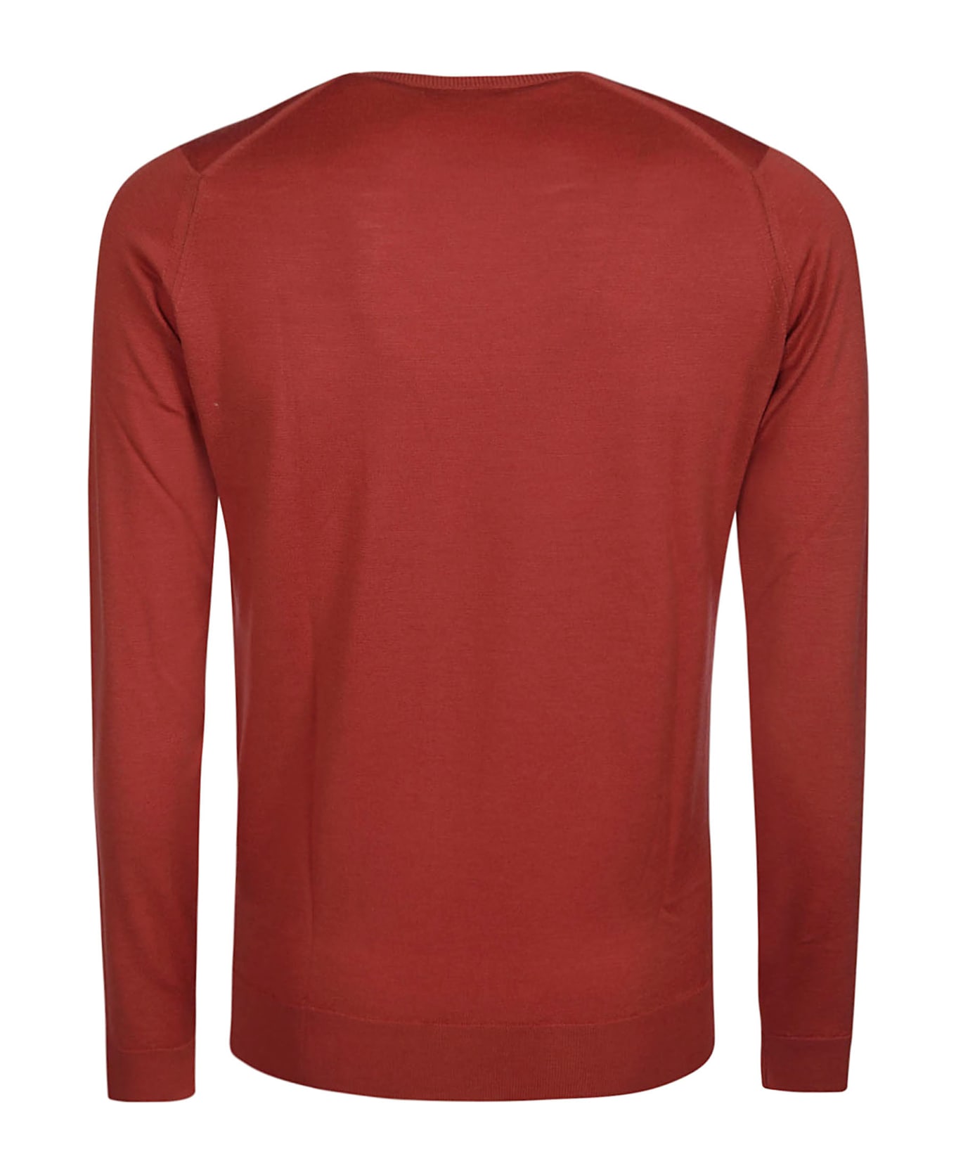 John Smedley Lundy Pullover Ls - Redwood
