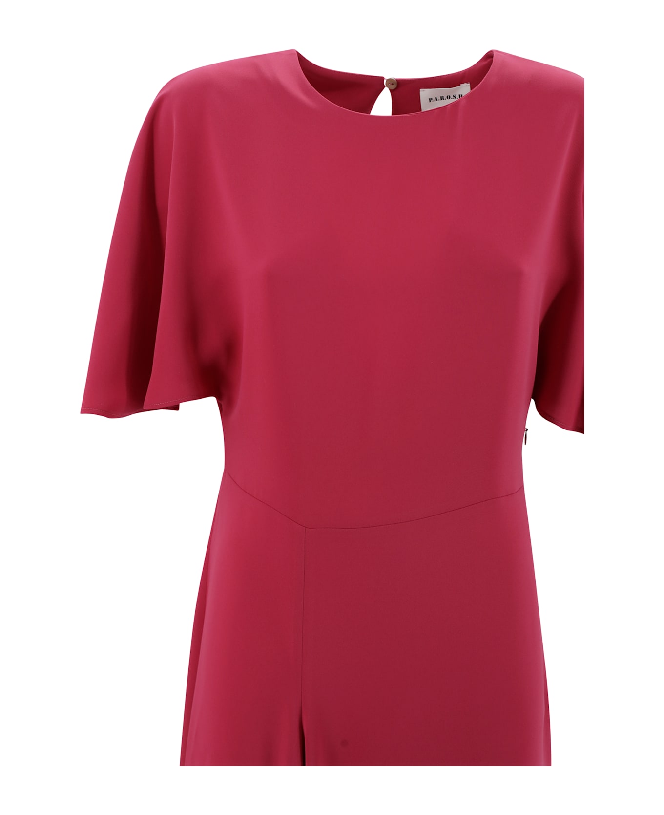 Parosh Long Cady Dress - Red