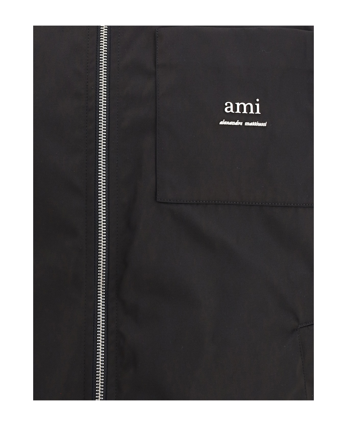 Ami Alexandre Mattiussi Logoed Jacket - BLACK