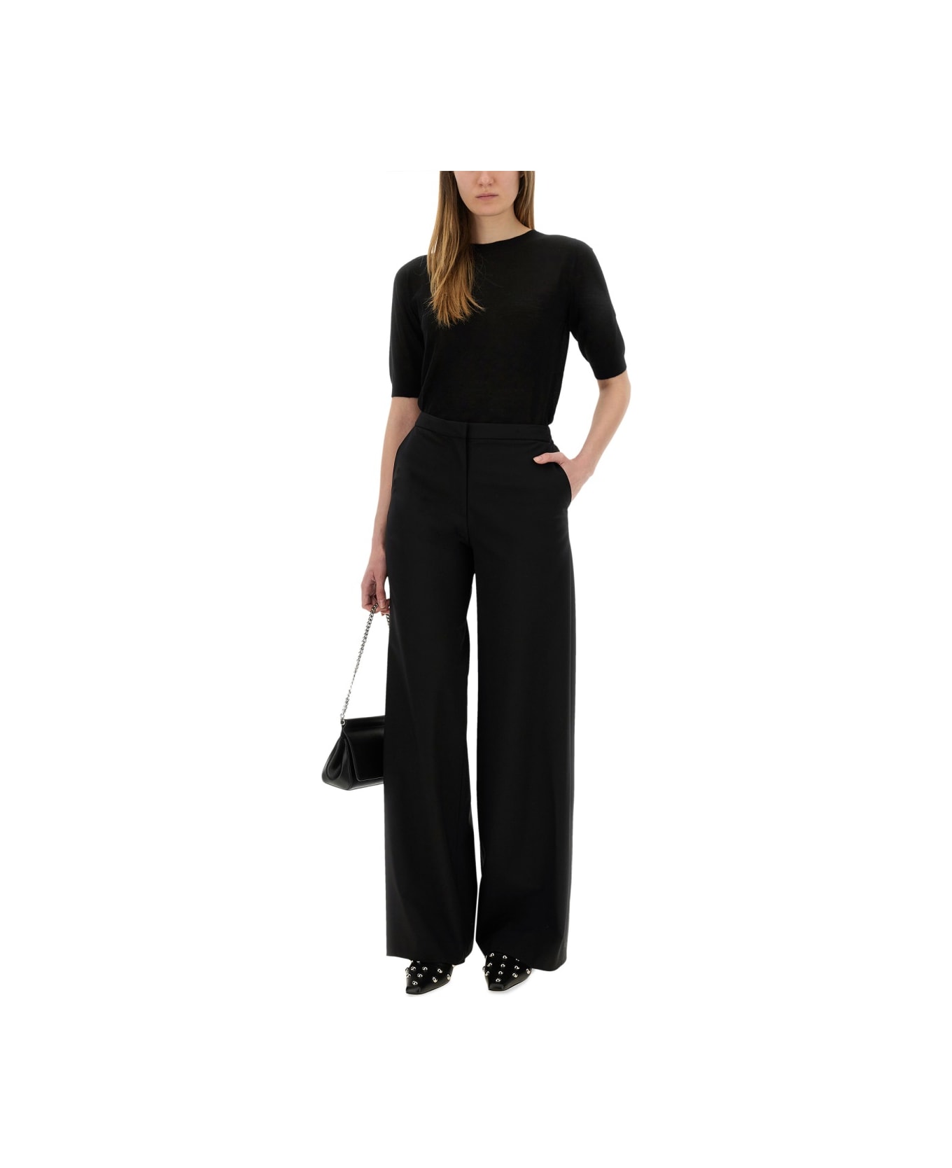 PT Torino Pants "diana" - BLACK