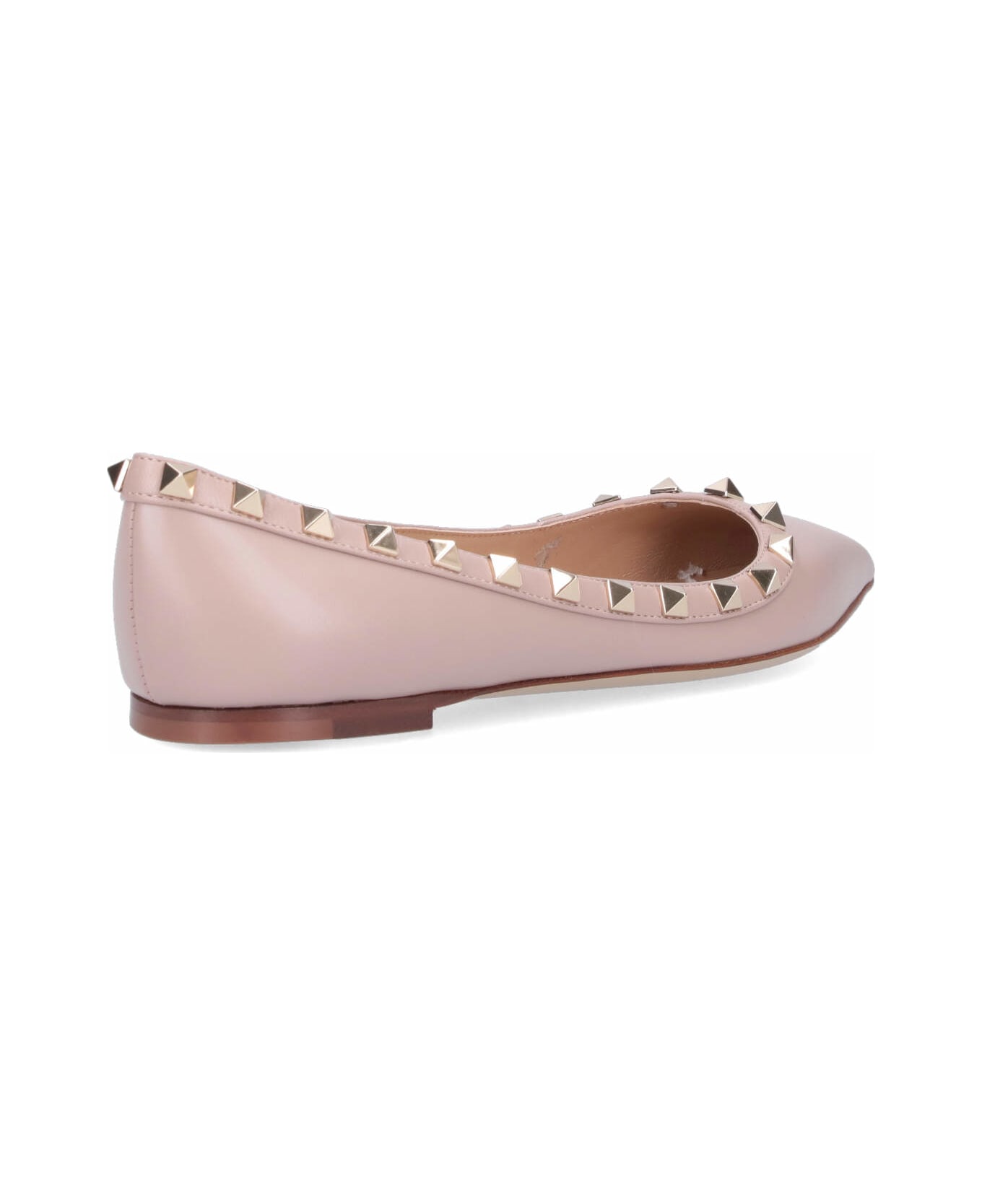 Valentino Garavani "rockstud" Ballet Flats - Pink