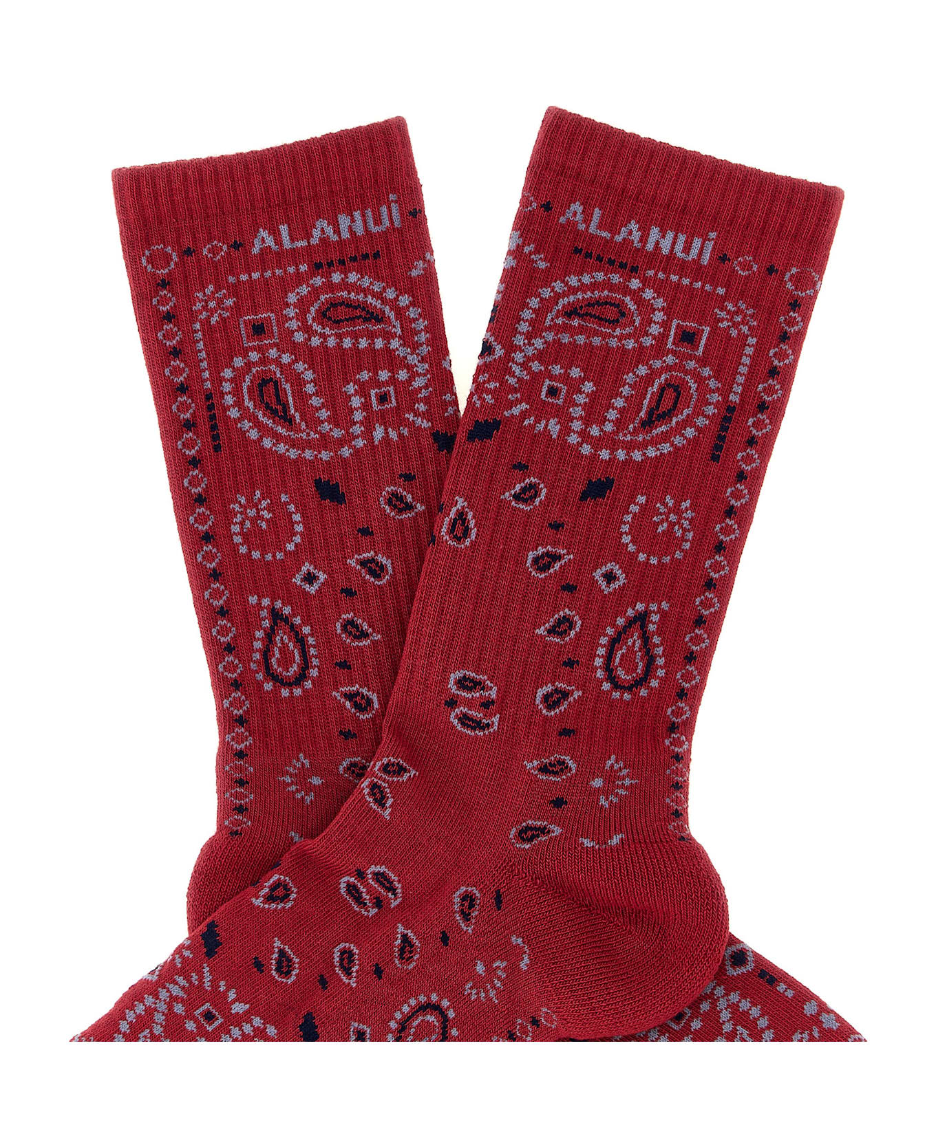 Alanui 
bandana
 Socks - Red
