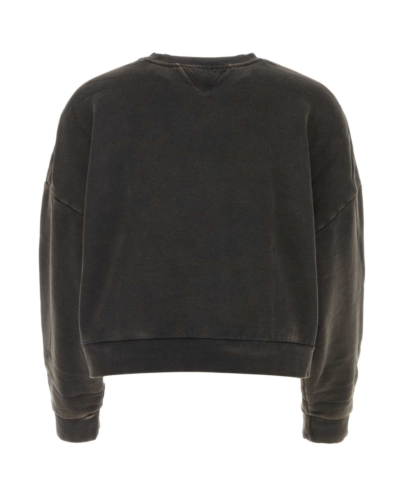 Entire Studios Charcoal Cotton Oversize Sweatshirt - Non definito