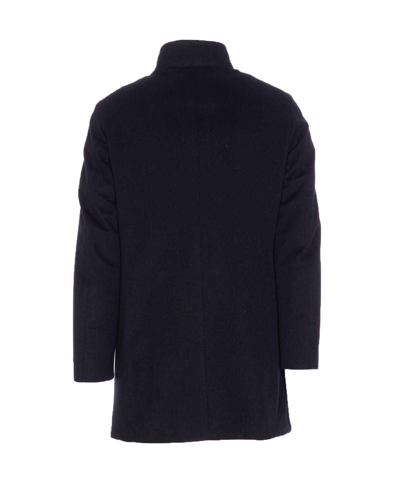 Moorer Bondfur Coat - BLU