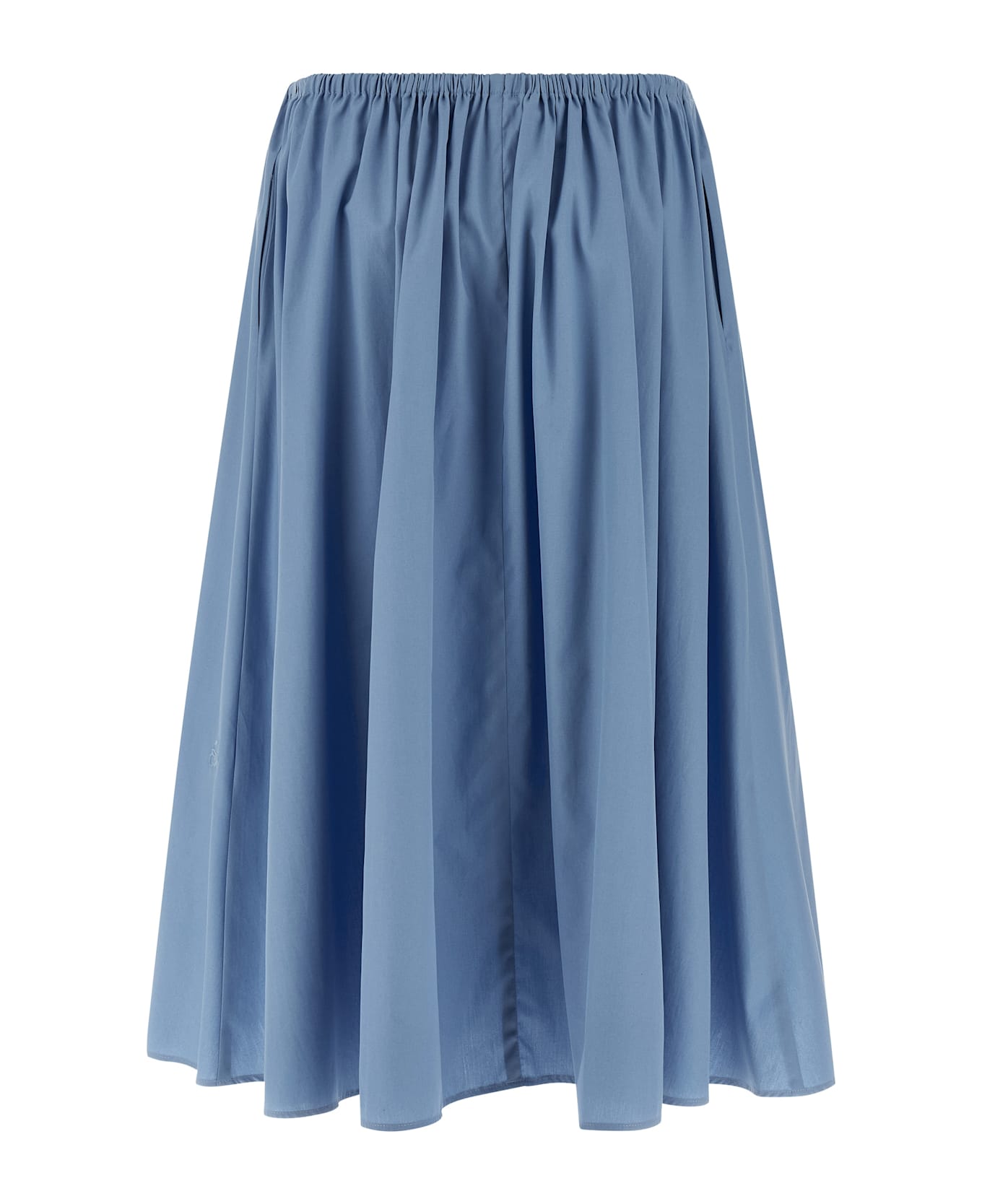 Marni Poplin Skirt - Light Blue