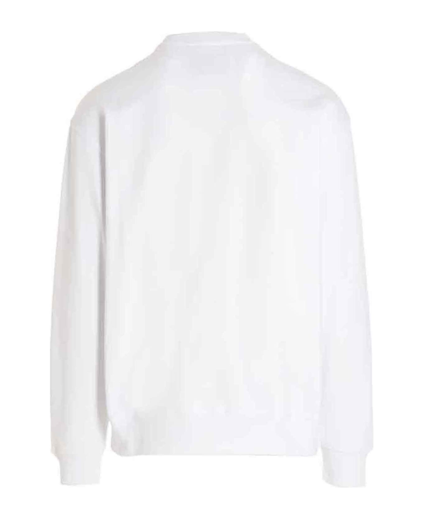 Moschino Maxi Logo Sweatshirt - Fantasia Bianco
