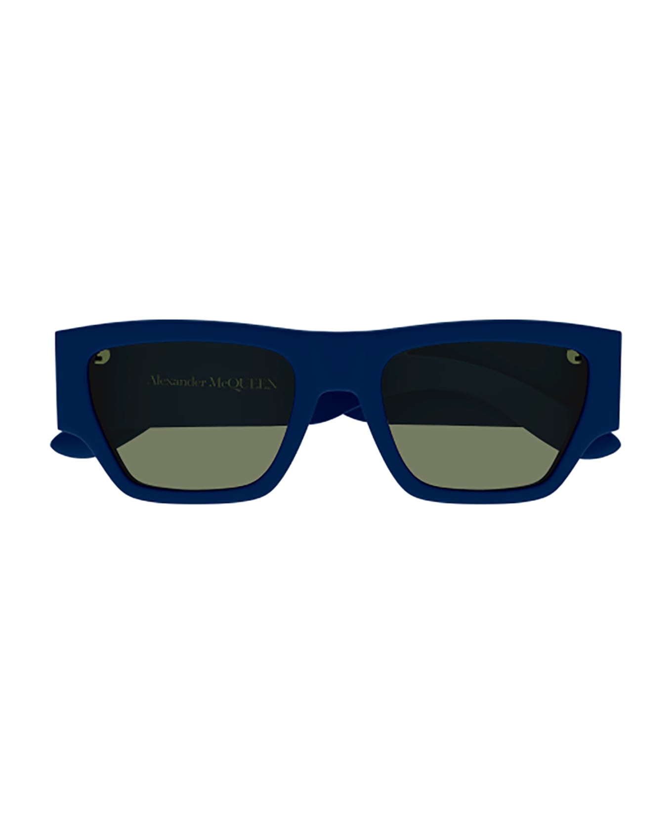 Alexander McQueen Eyewear AM0393S Sunglasses - Blue Blue Green