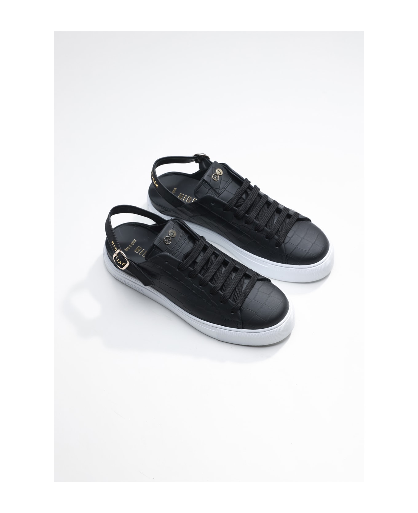 Hide&Jack Low Top Sneaker - Sabot Black スニーカー