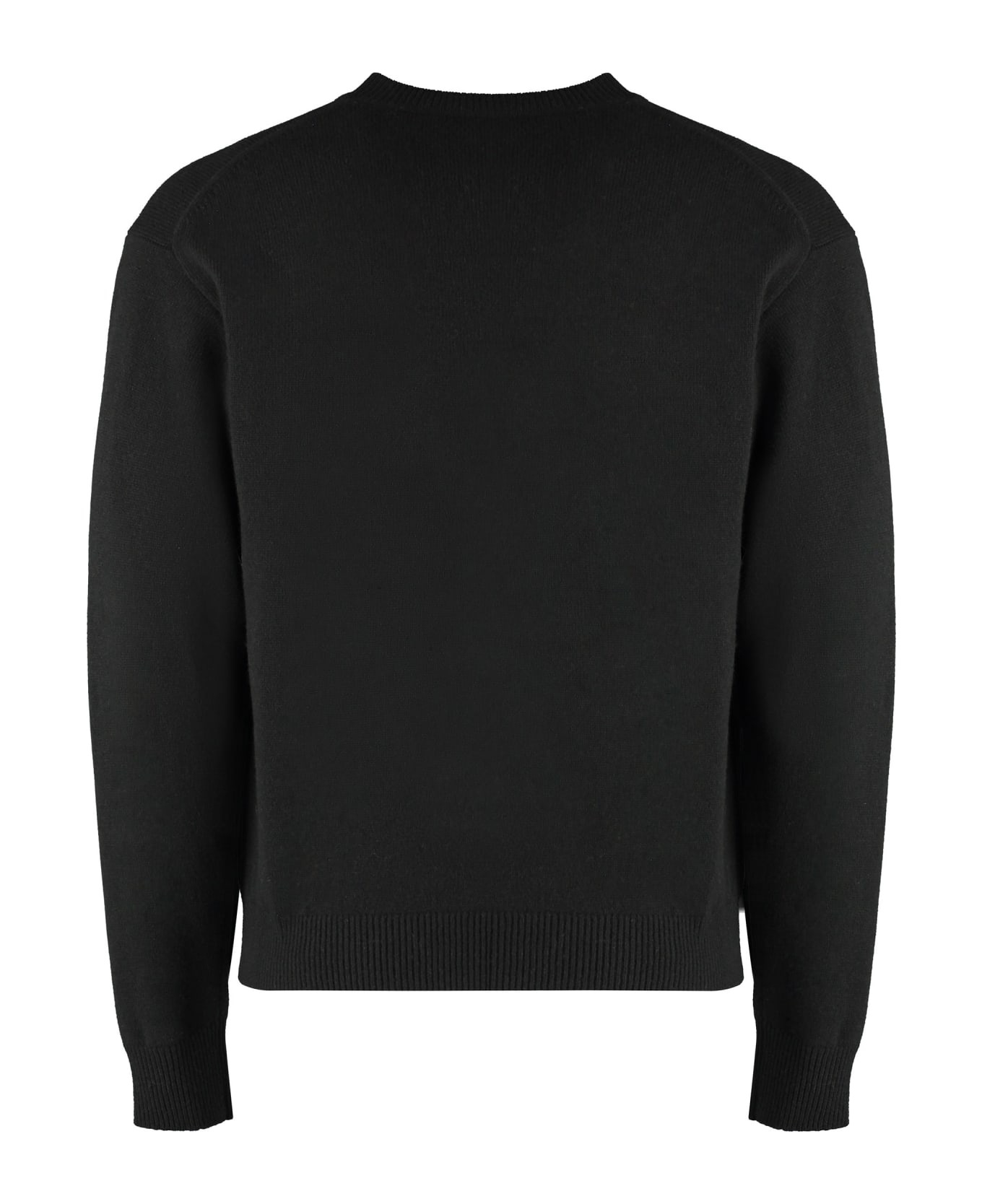 Kenzo Crew-neck Wool Sweater - black フリース
