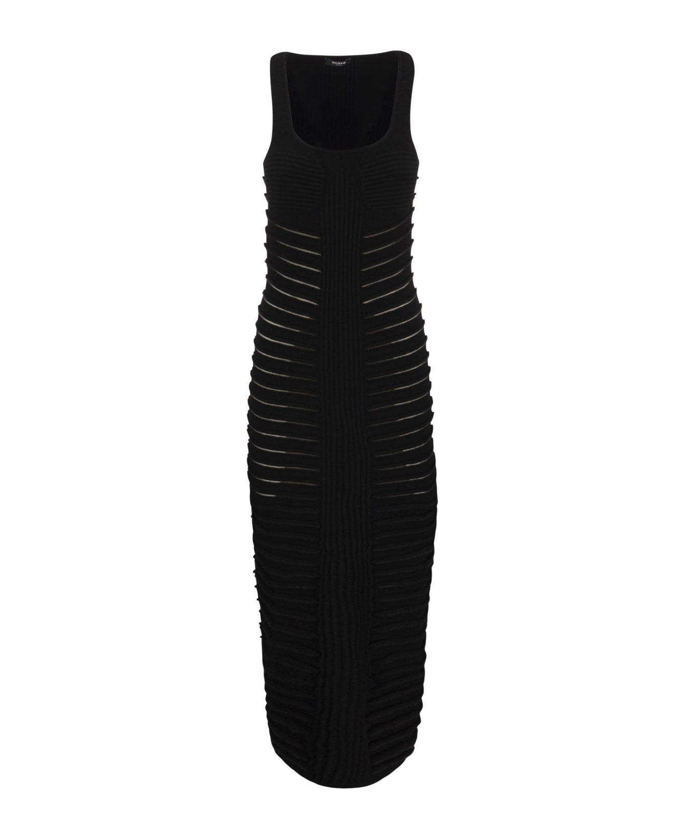 Balmain Sleeveless Knit Dress Italist