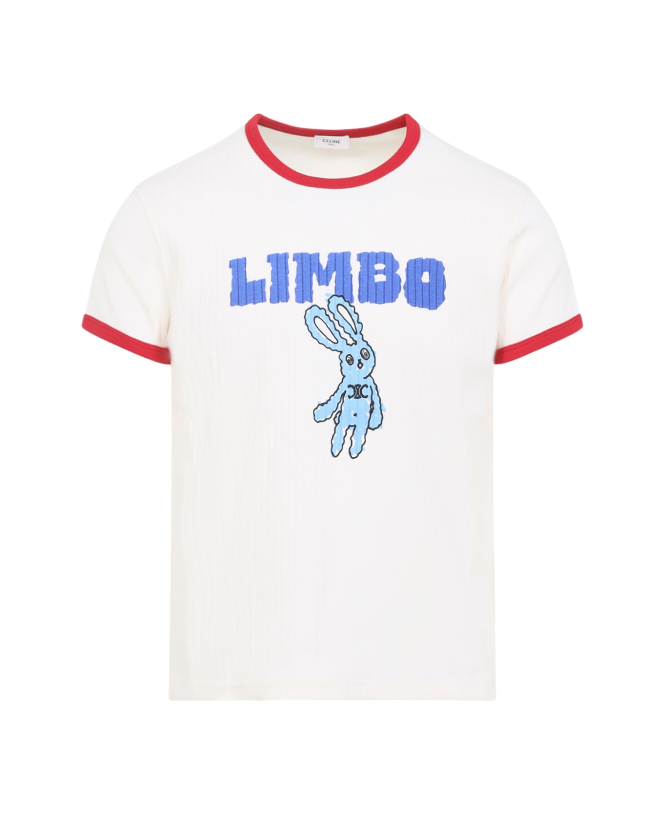 Celine Regular T-shirt - Cream Multico