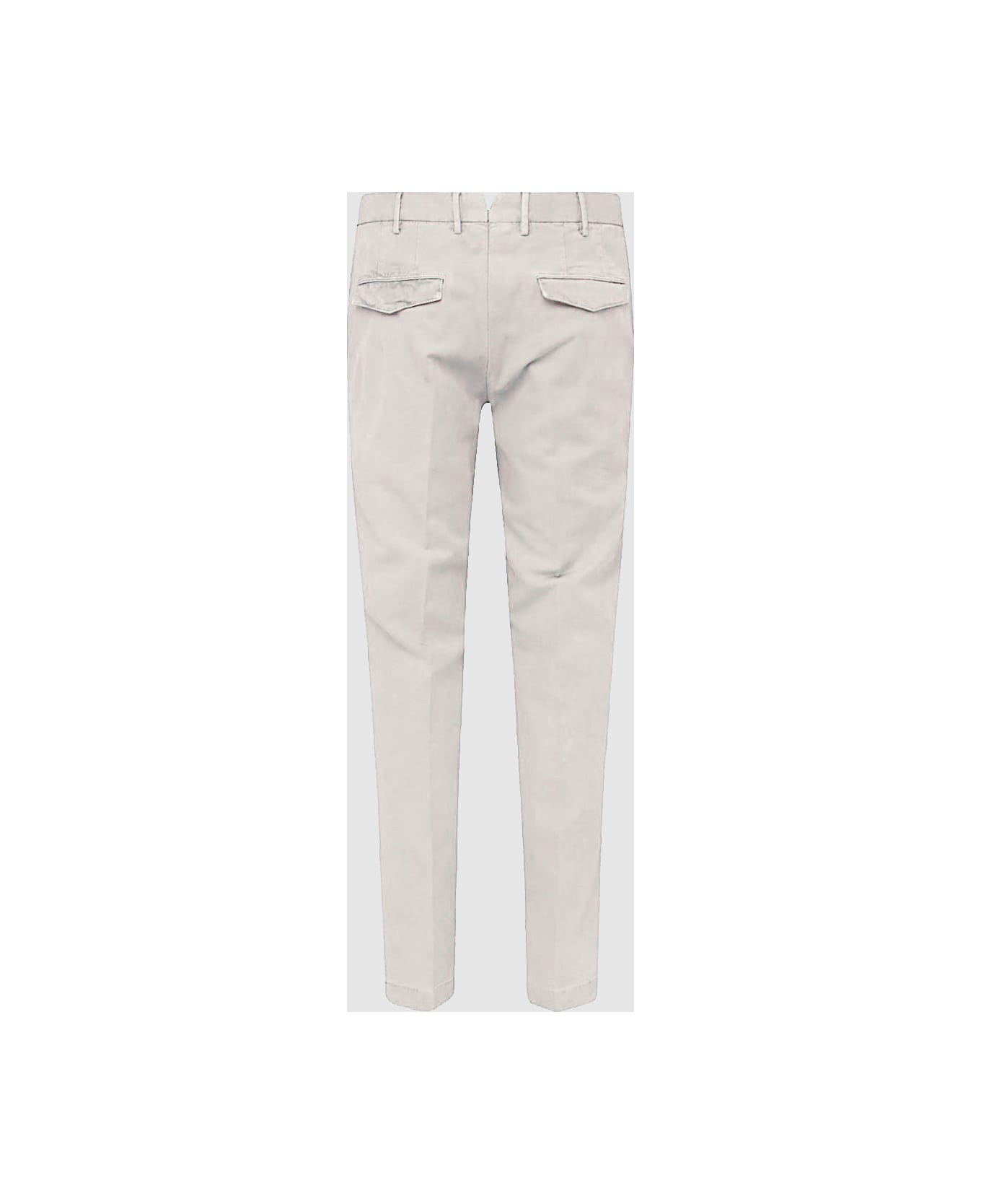 PT Torino Light Grey Cotton Pants - Light Grey