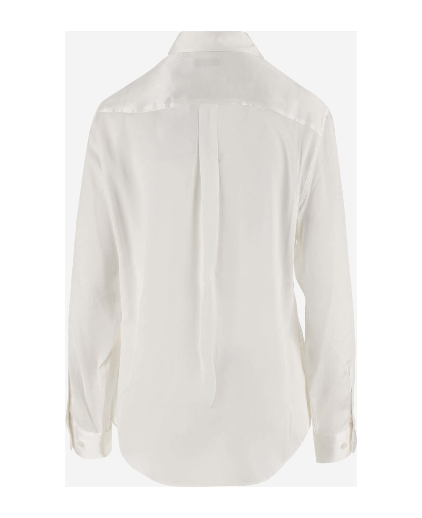 Equipment Silk Shirt - White シャツ