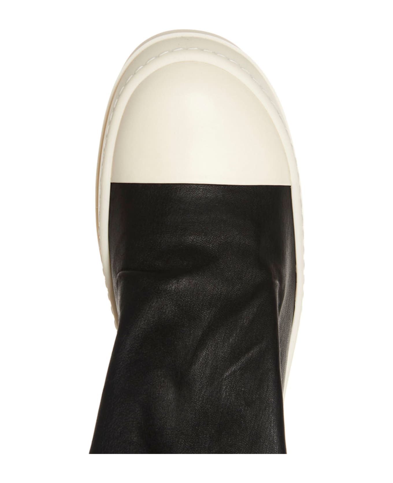 Rick Owens 
high Stocking Sneaks
 Boots - White/Black