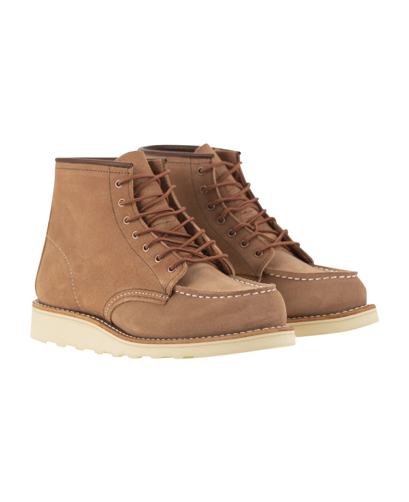 Red Wing Classic Moc - Suede Ankle Boot - Beige