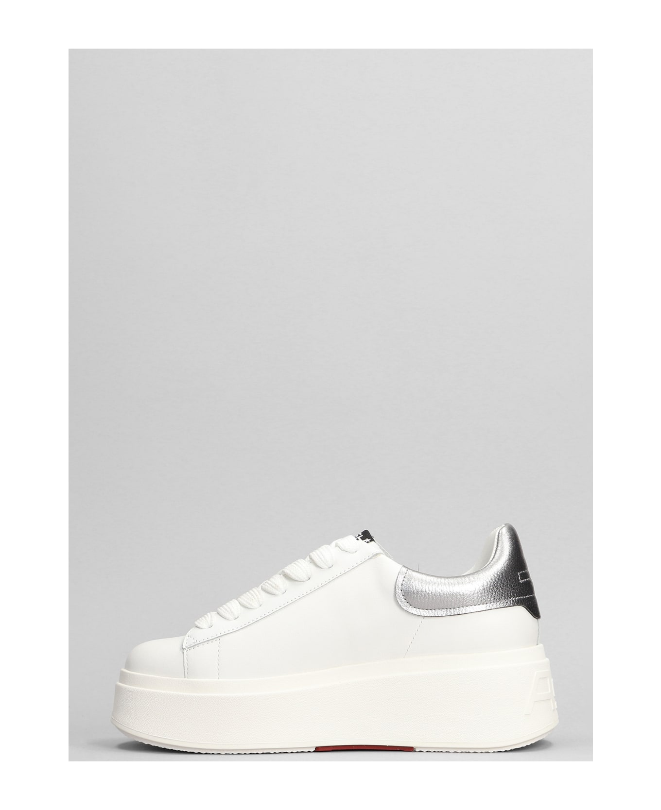 Ash Moby Sneakers In White Leather - white